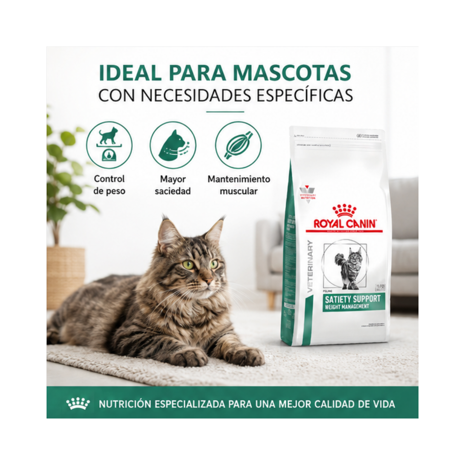 Royal Canin Satiety Feline Gato 1.5kg | Control de Peso-4
