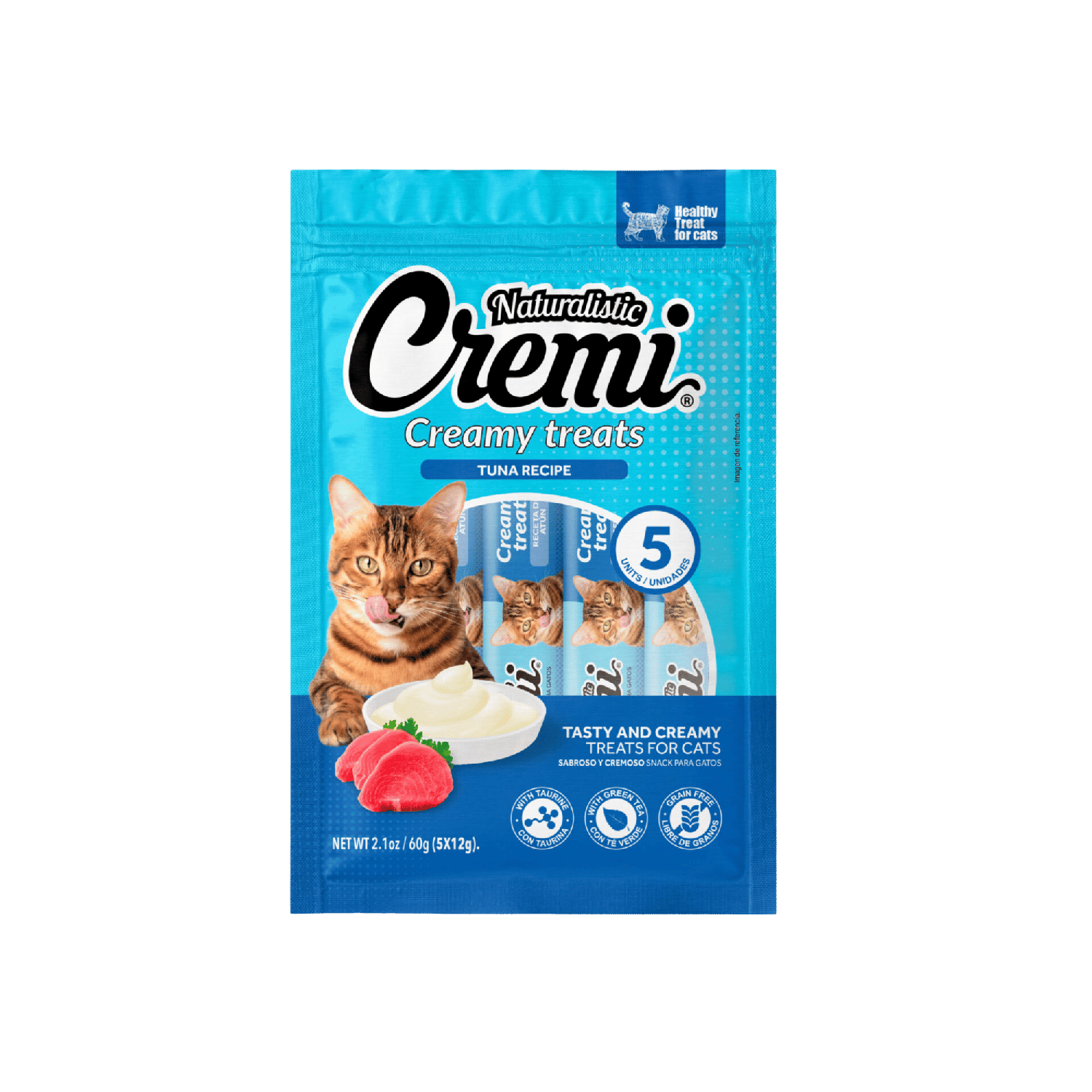 Snack Cremi Atún Gato 5 Sachet 60g-0