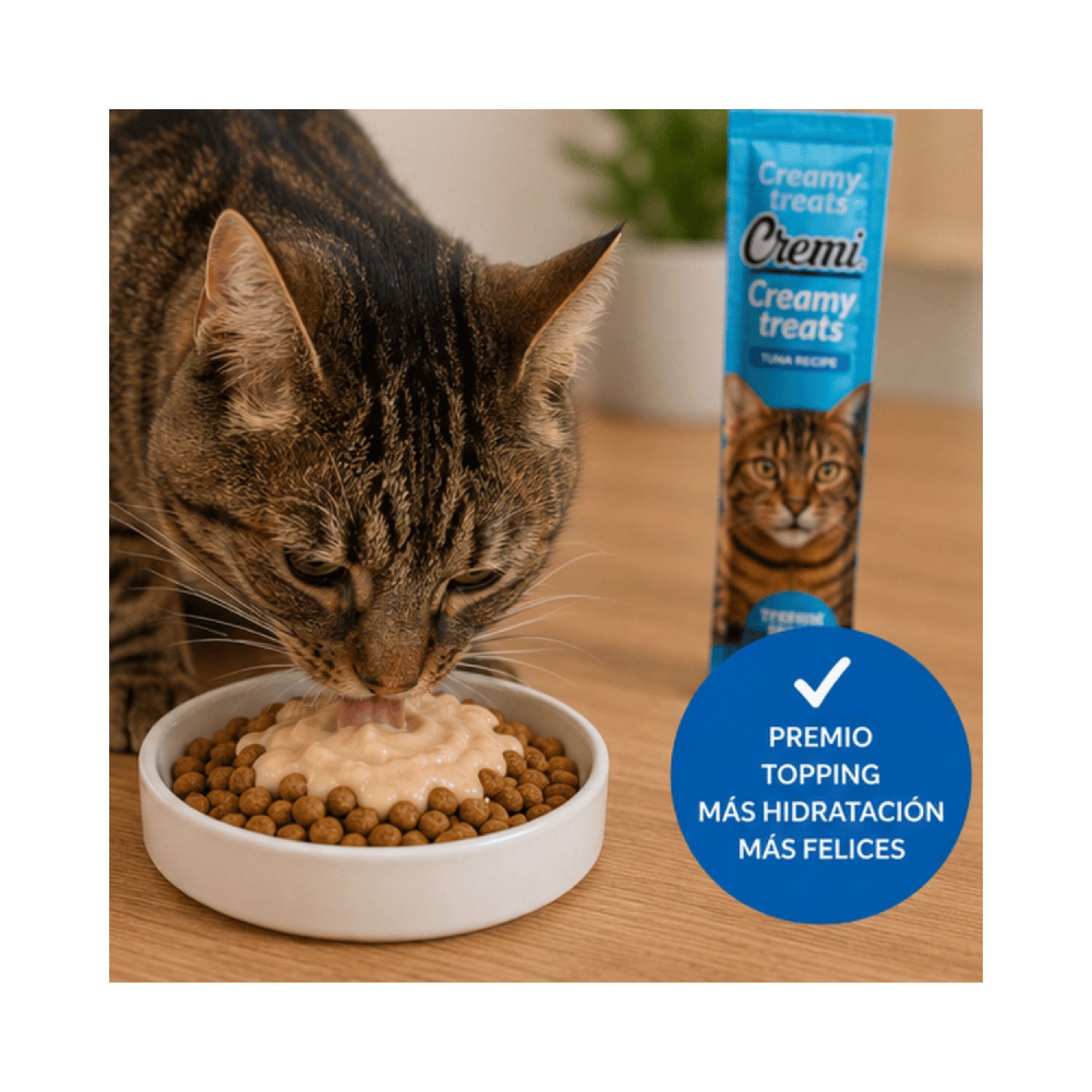 Snack Cremi Atún Gato 5 Sachet 60g-3