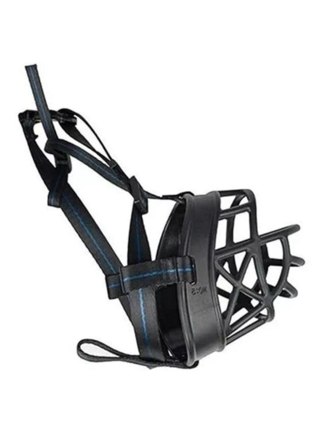 Bozal Canasta Perro XL Negro Ajustable Razas Grandes-5
