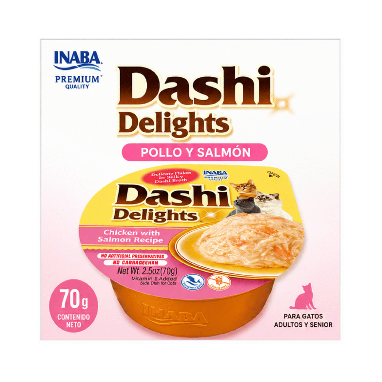 Churu Dashi Delights Pollo y Salmón 70g Snack Húmedo Gato-4
