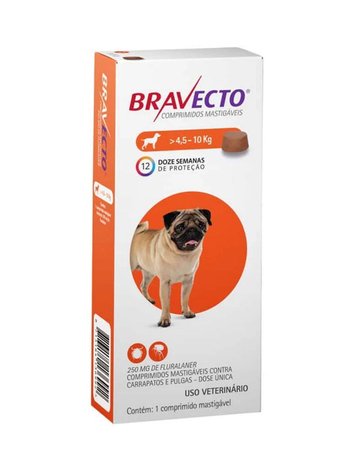 Antiparasitario Externo Bravecto Perro - 4,5 A 10KG (1CP)-0