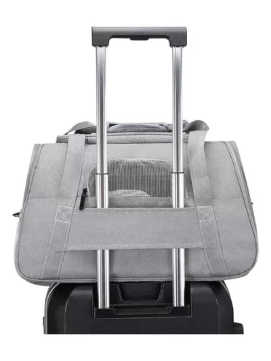 Bolso transportador para mascotas uso en cabina 44x28x25cm-3