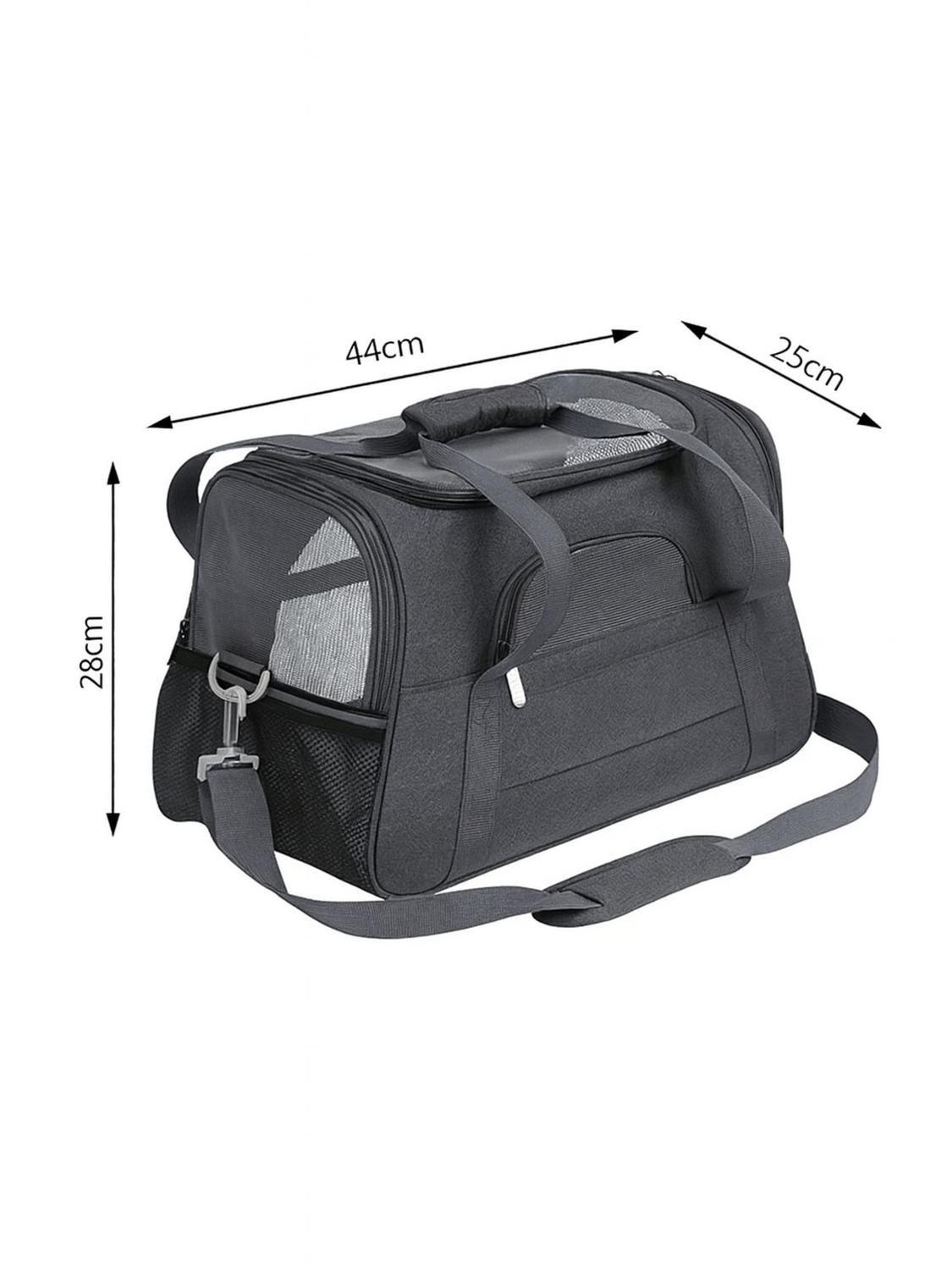 Bolso Transportador Mascotas Cabina 44x28x25cm-3