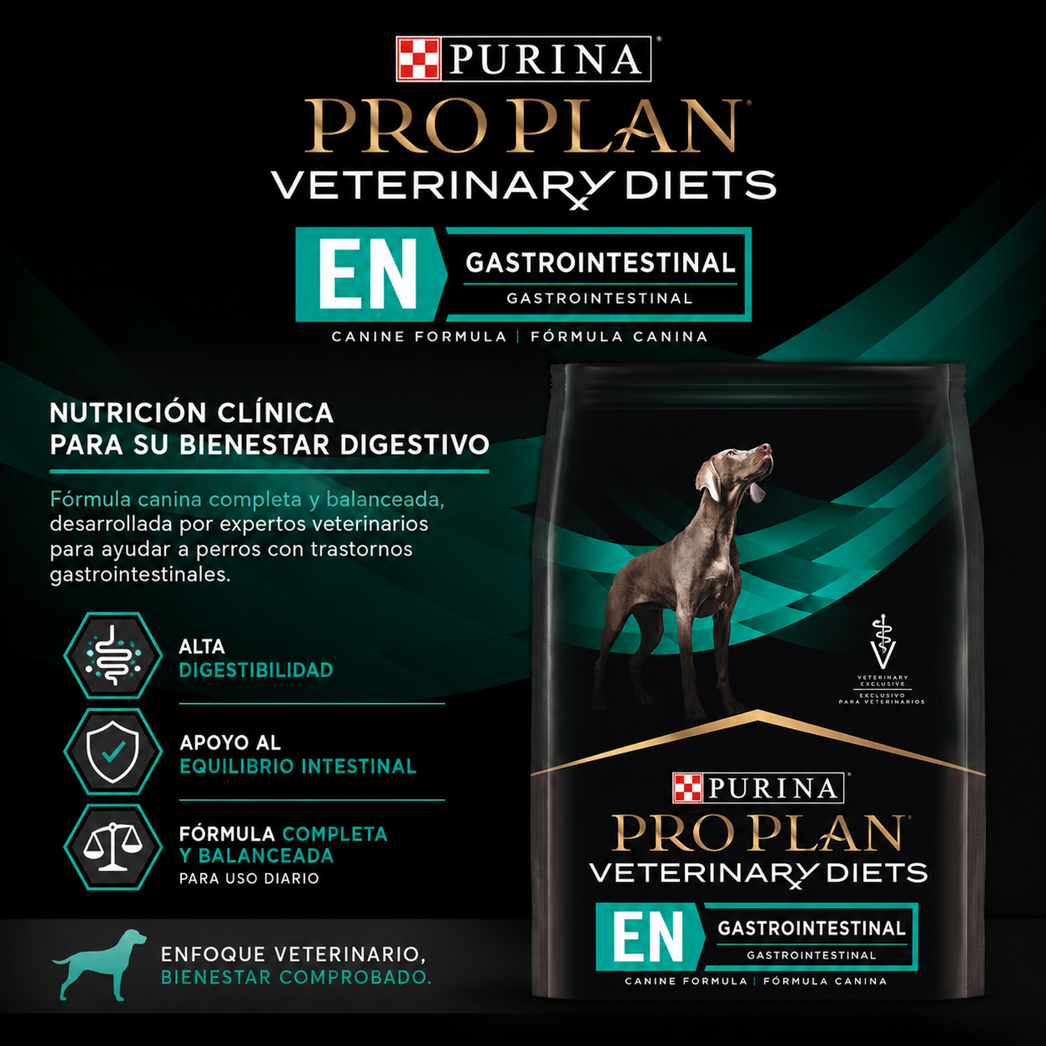 Pro Plan Veterinary Diets EN Gastrointestinal Perro 2 Kg-2