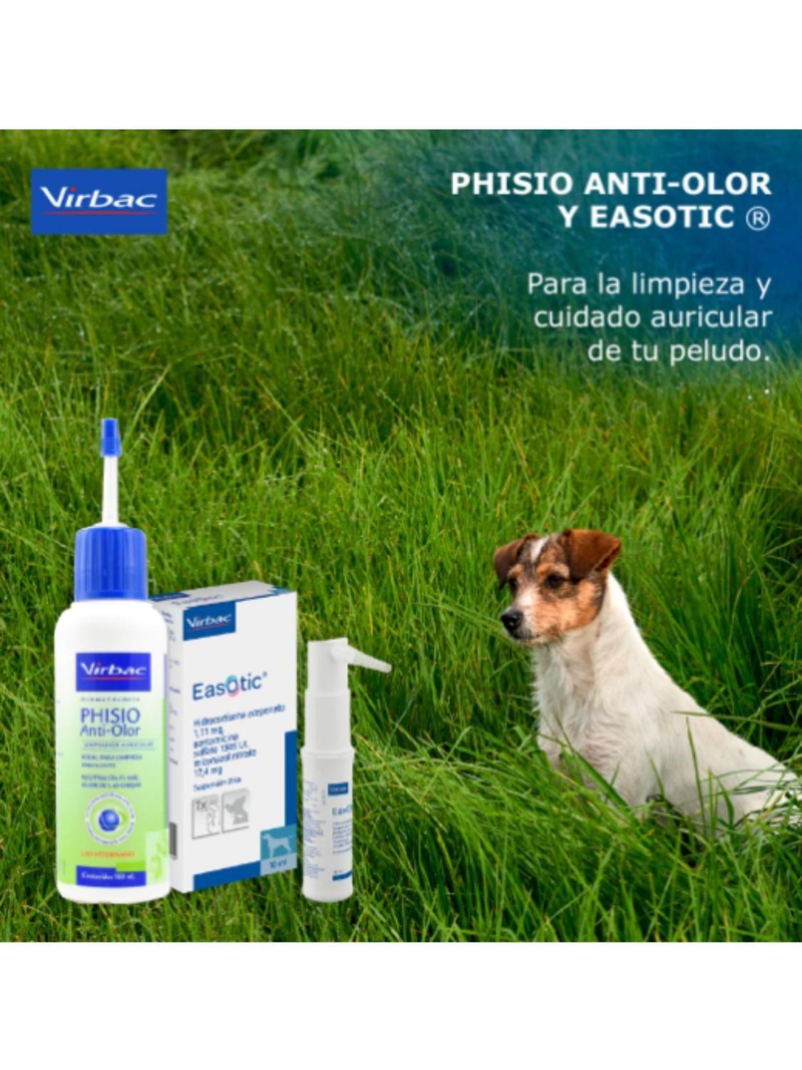 Phisio Anti Olor Virbac 100 ml – Limpiador Auricular para Perros y Gatos-1