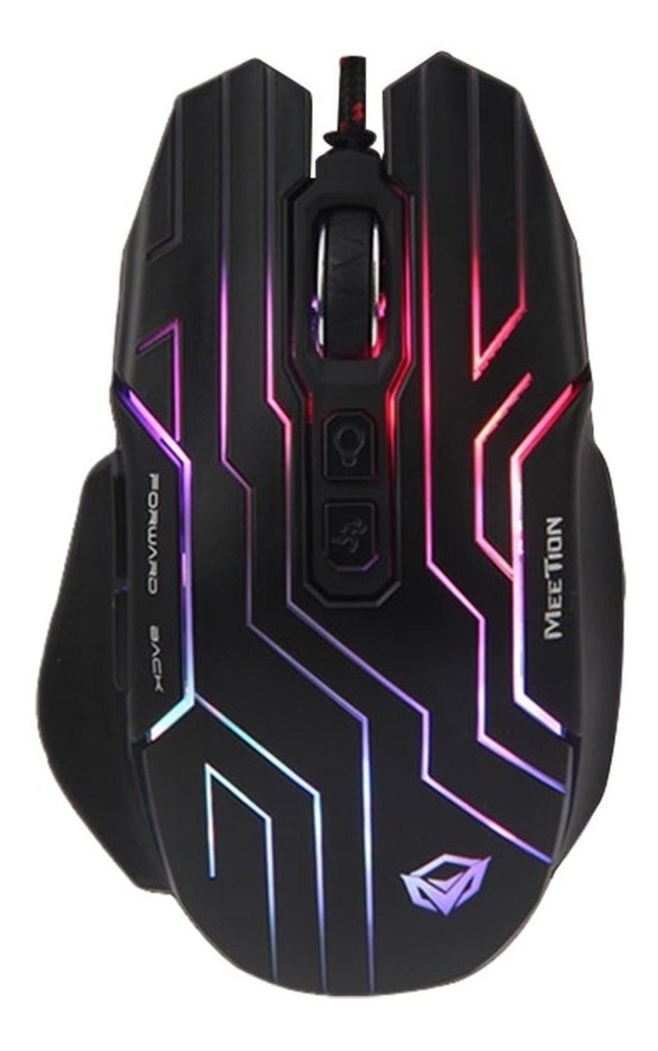 Mouse Gamer Con Cable Meetion Gm22 Retroiluminado-0