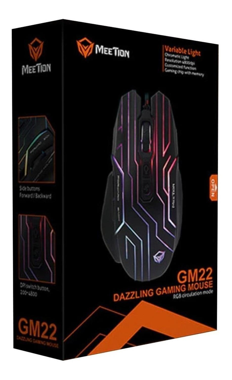Mouse Gamer Con Cable Meetion Gm22 Retroiluminado-6