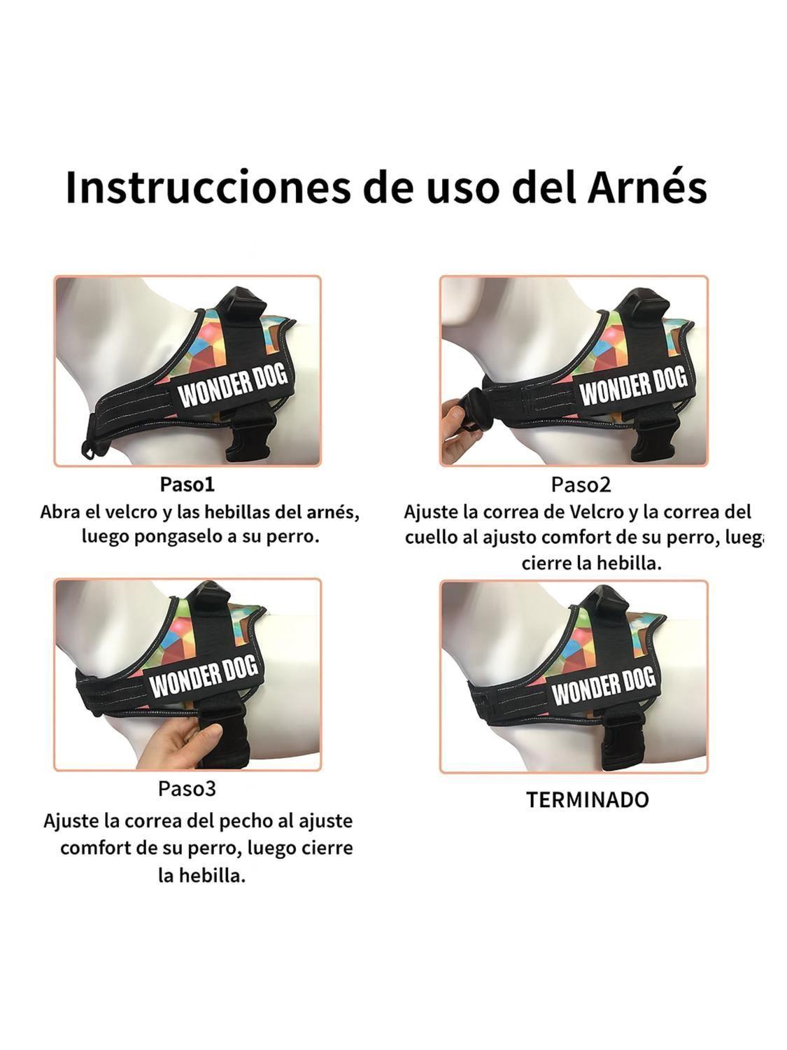 Arnés Antitirones Pechera Perro Pequeño Talla XS-3