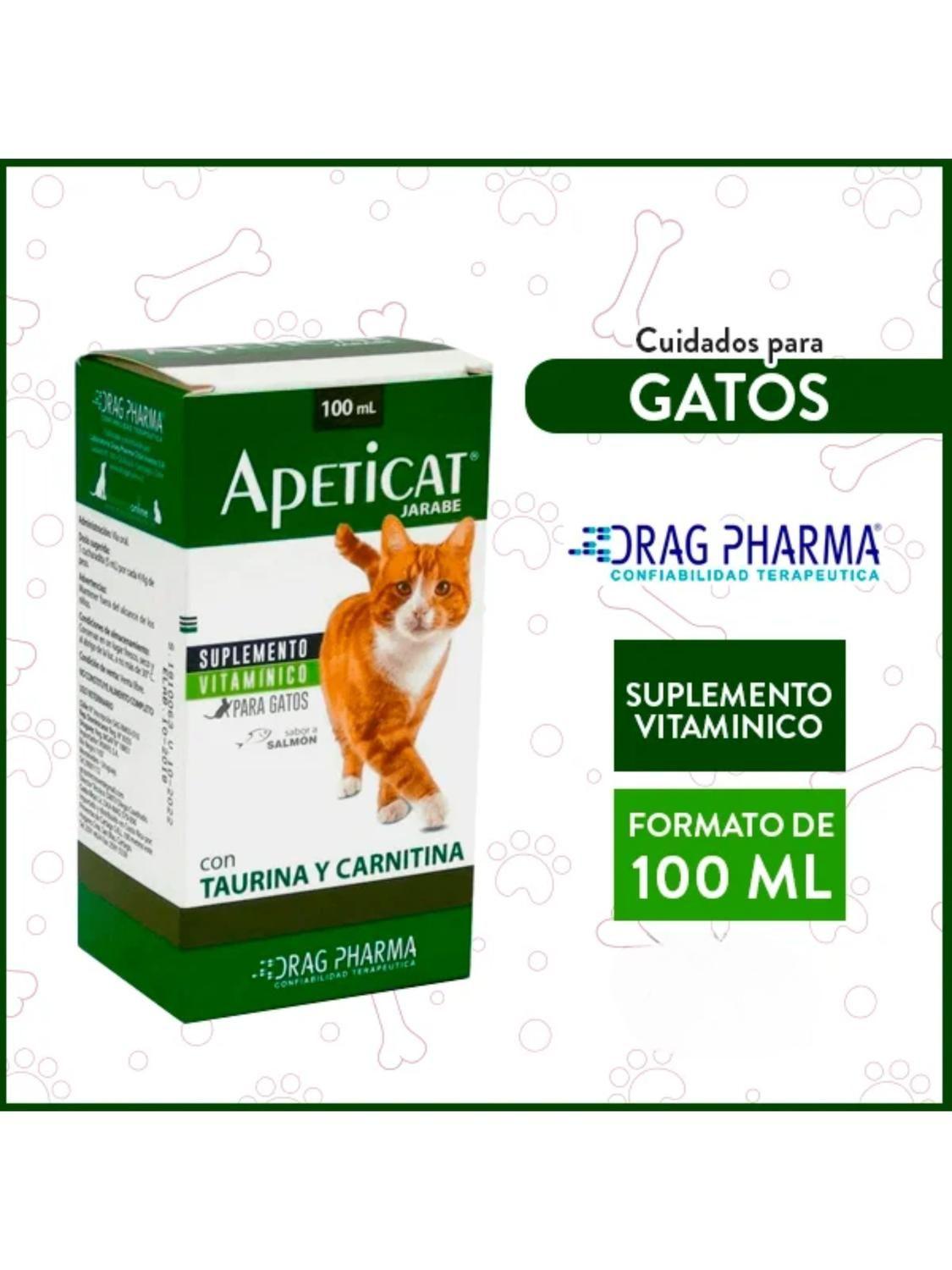 Apeticat Jarabe 100 ml | Estimulante del Apetito para Gatos-2