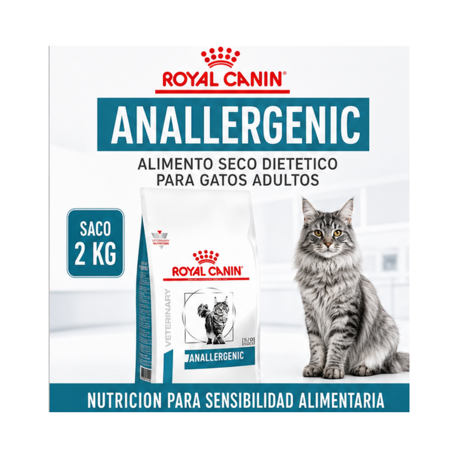 Royal Canin Anallergenic Para Gato 2kg-4