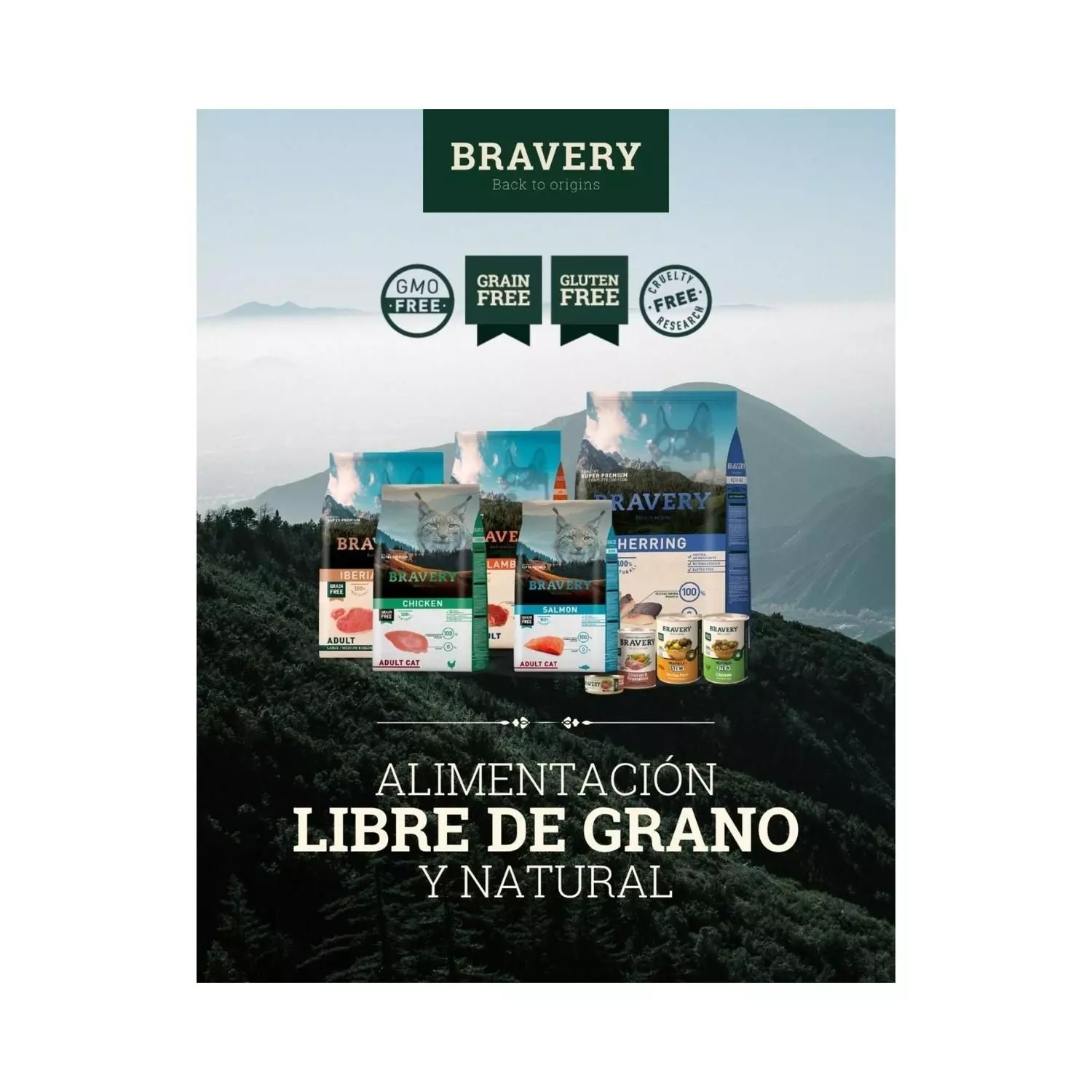 Bravery Salmon Adult Gato 2 kg Alimento Seco-3