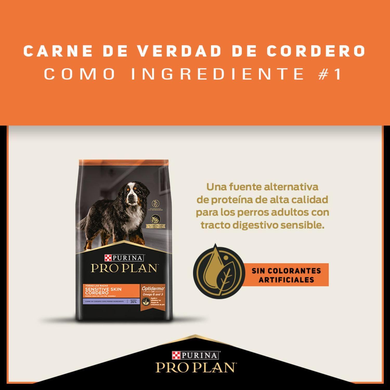 Pro Plan Perro Sensitive Skin Cordero Todas Razas 12 Kg-2