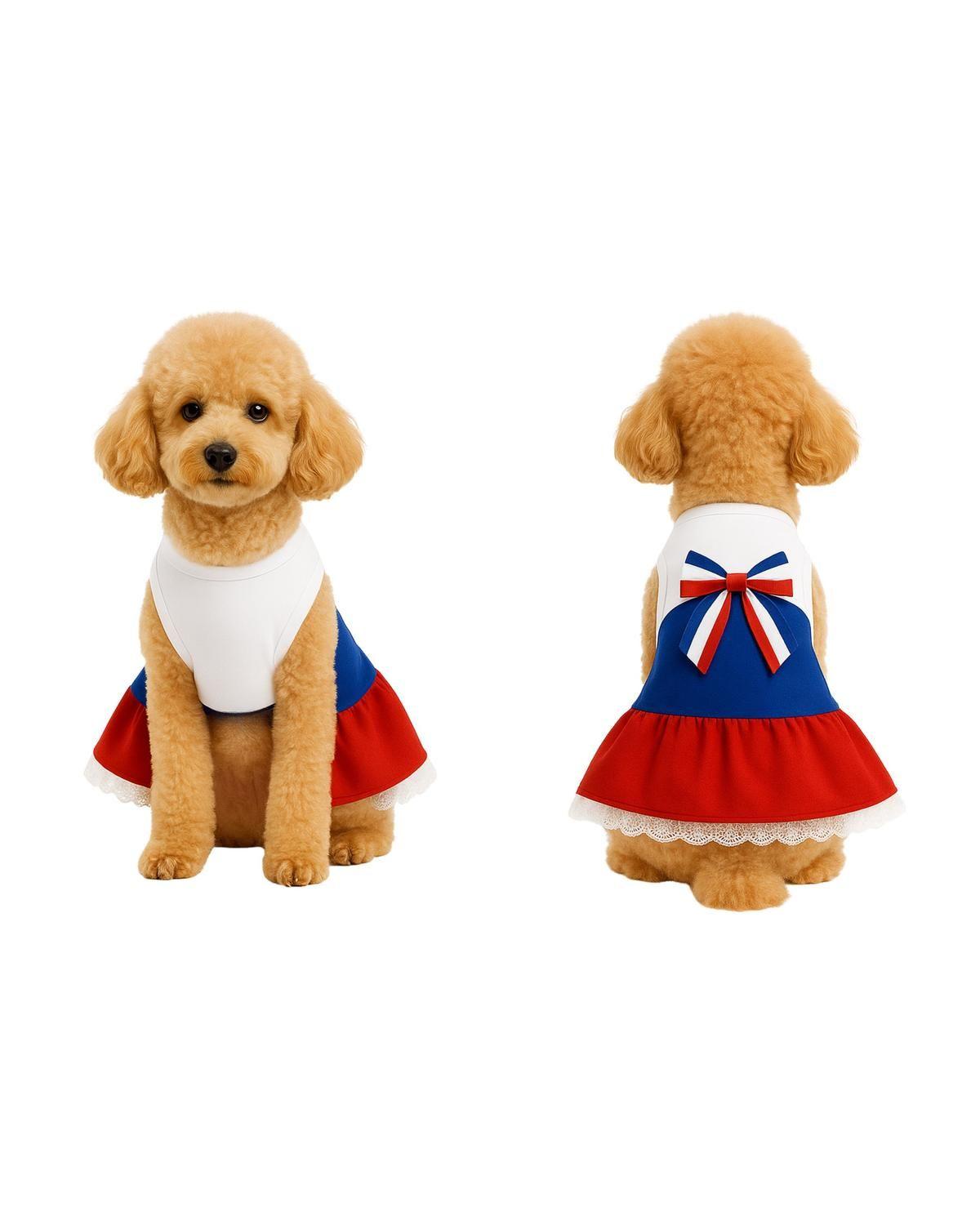 Vestido Huasa para Perro Talla 2XL | Fiestas Patrias-3
