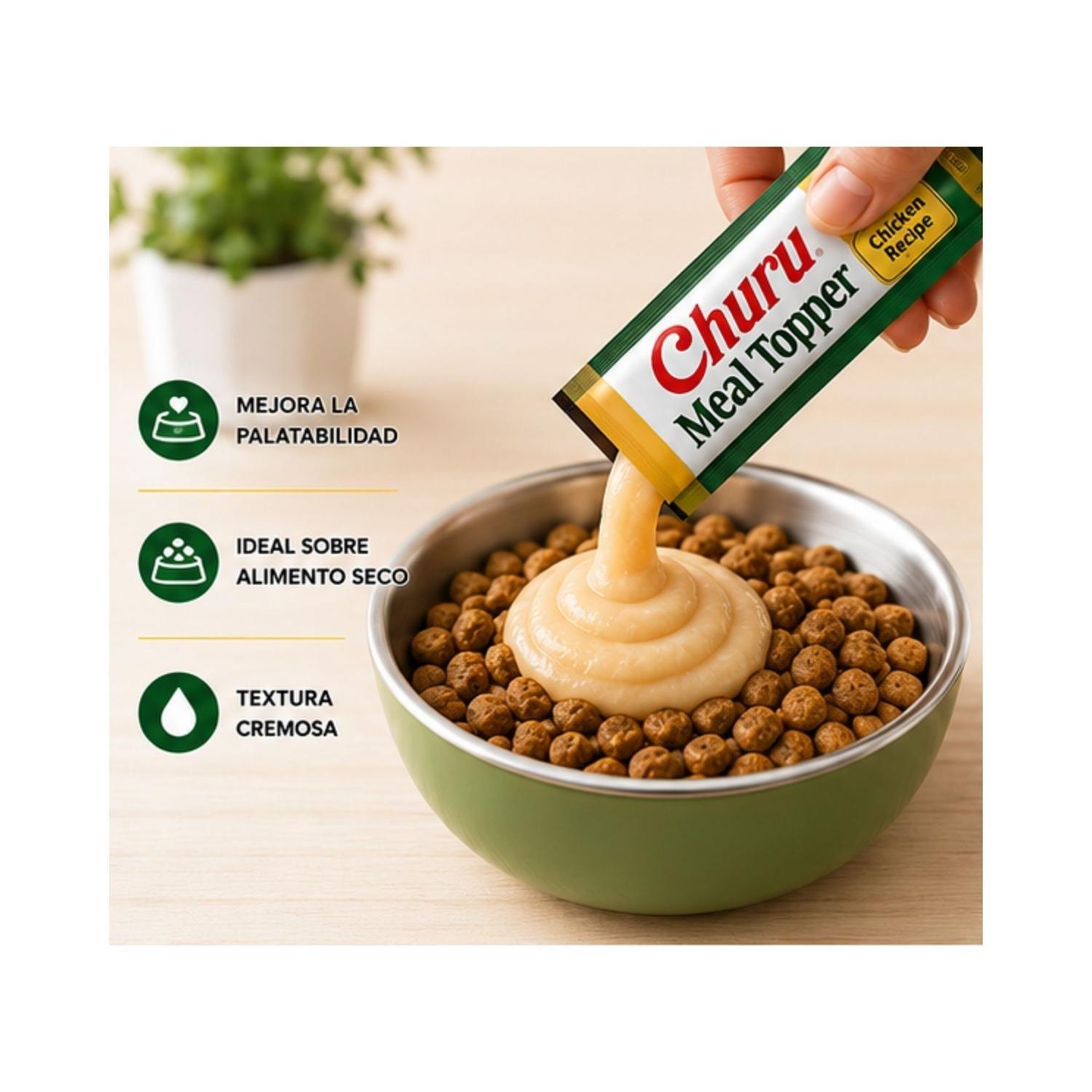 Churu Dog Meal Topper Pollo 14g x4 | Pack 6 Unidades-2