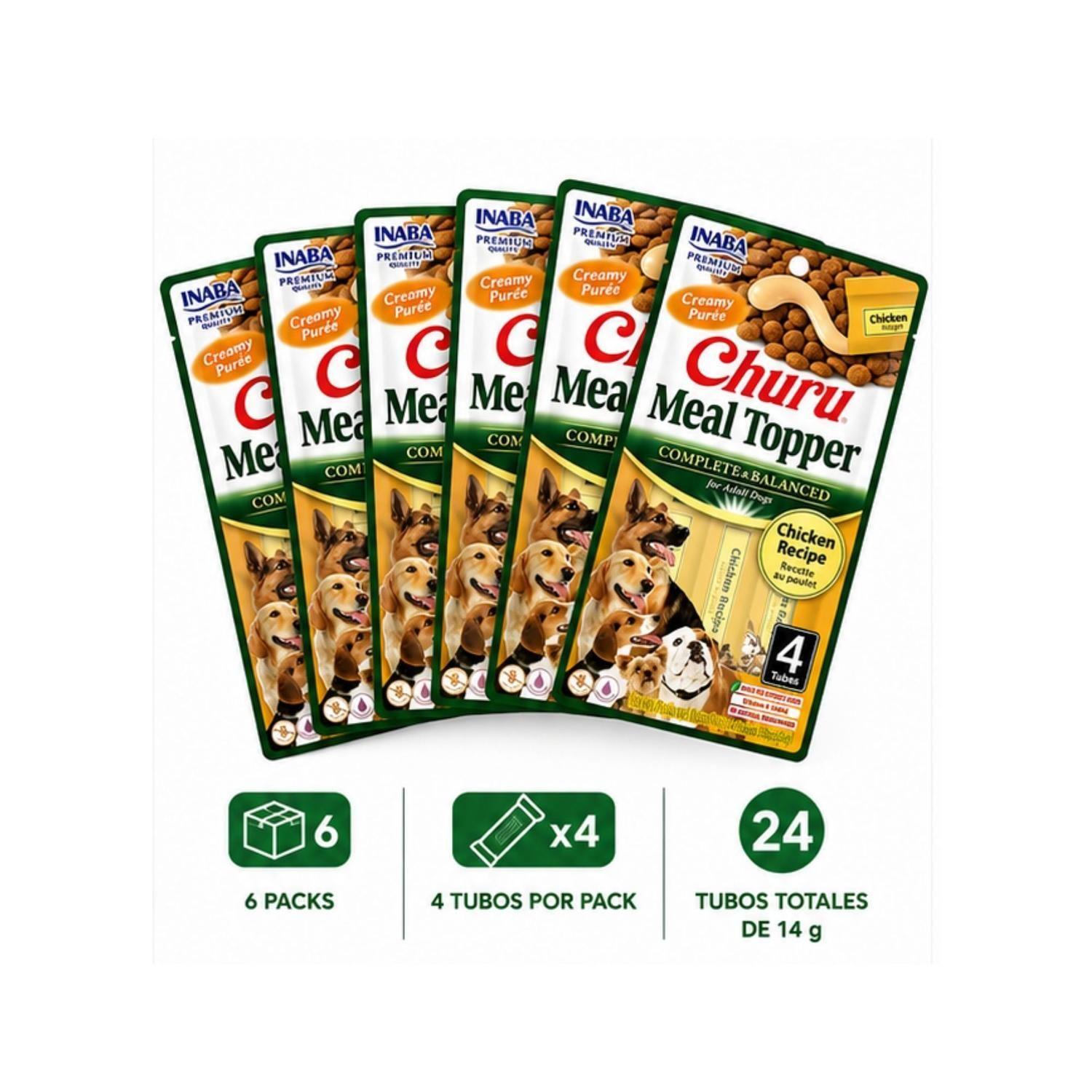 Churu Dog Meal Topper Pollo 14g x4 | Pack 6 Unidades-4