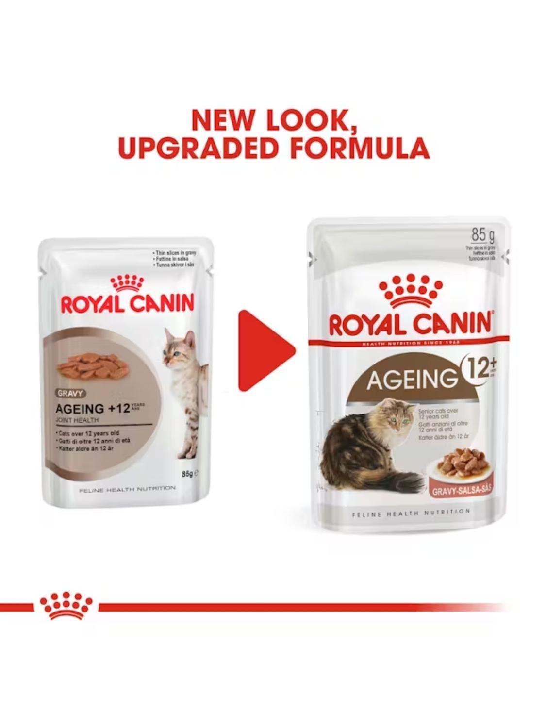 Royal Canin Ageing 12+ Gato Pouch 85g Pack 12 Unidades-5
