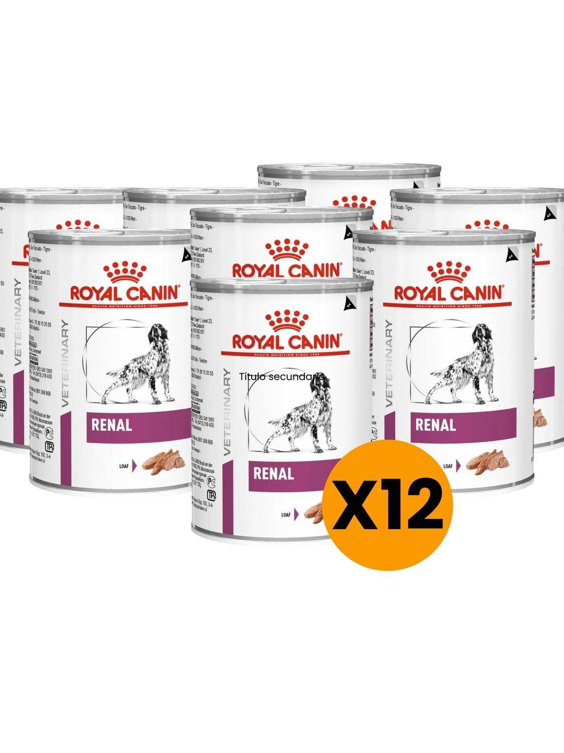 ALIMENTO ROYAL CANIN RENAL SUPPORT Lata 385Gr PACK X12-0