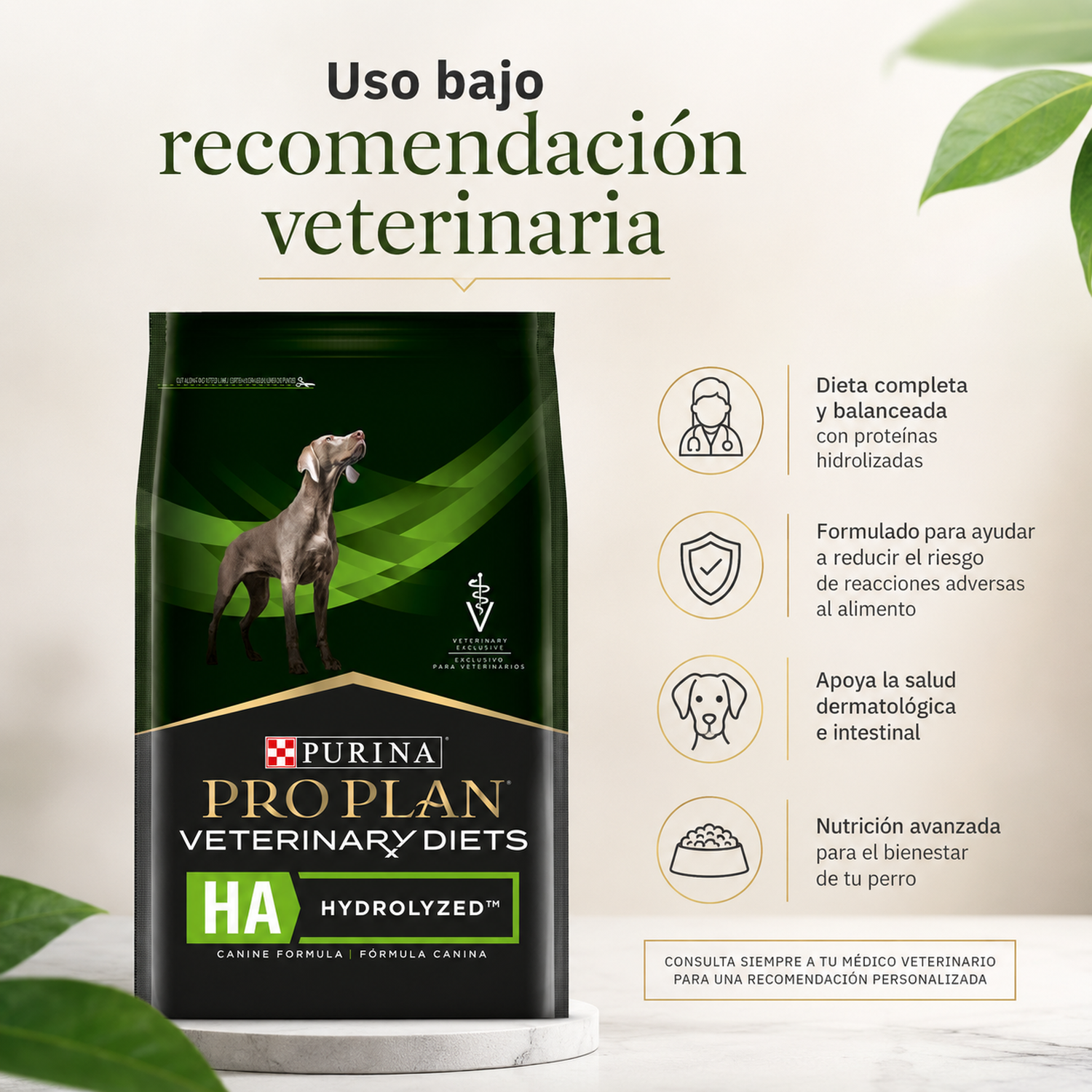 Pro Plan Vet Diets HA Hydrolyzed Perro 7,5 kg-7