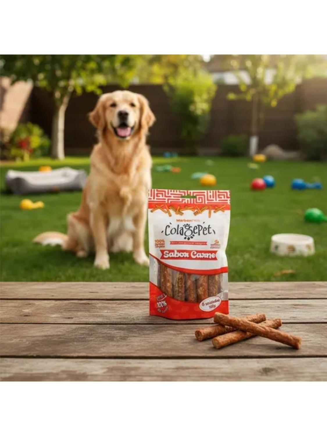 Snack Colagepet Carne S 6 Pcs Doypack 150g-4