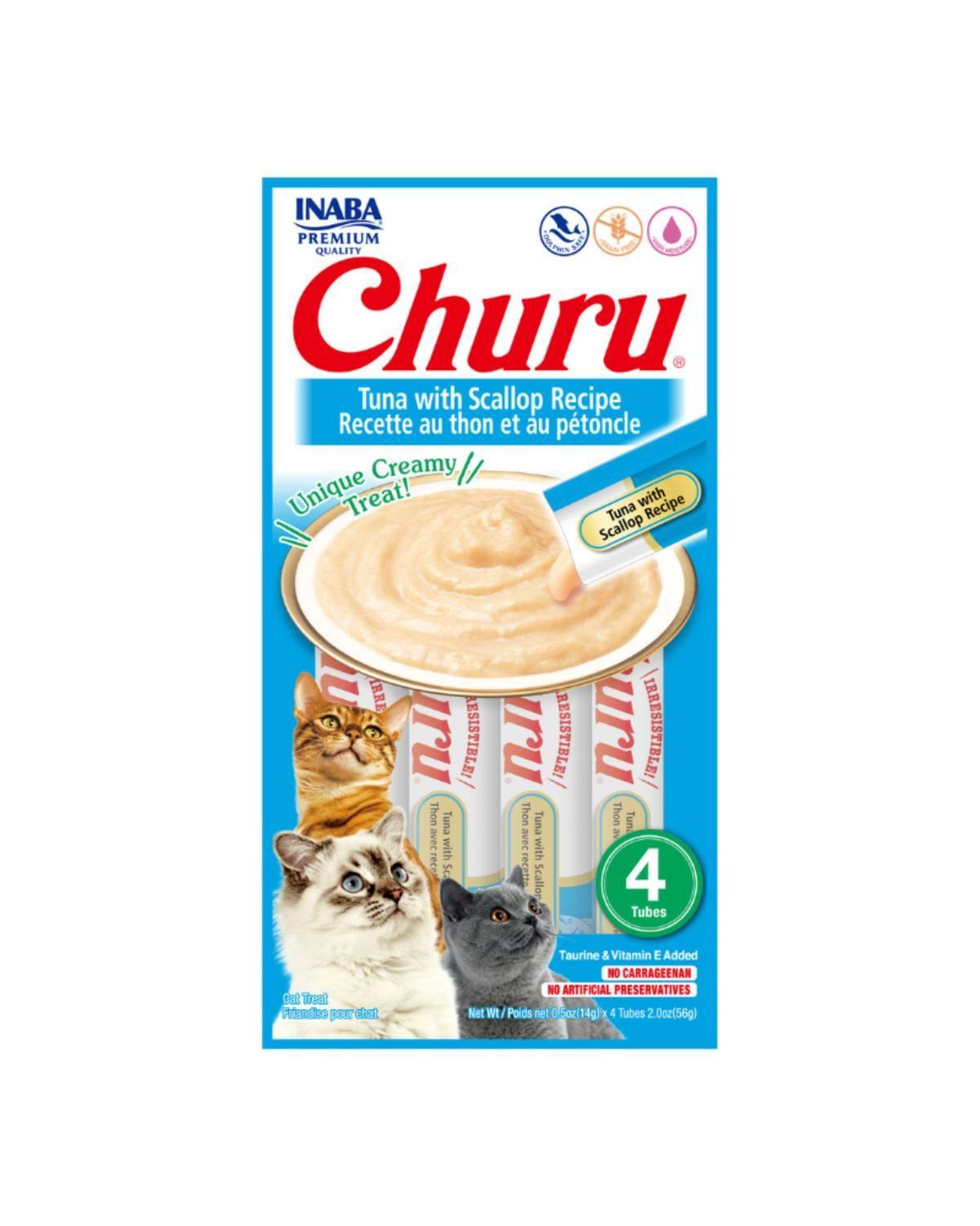 Churu Cat Atún y Vieira 14g x4 | Pack 6 Unidades-2