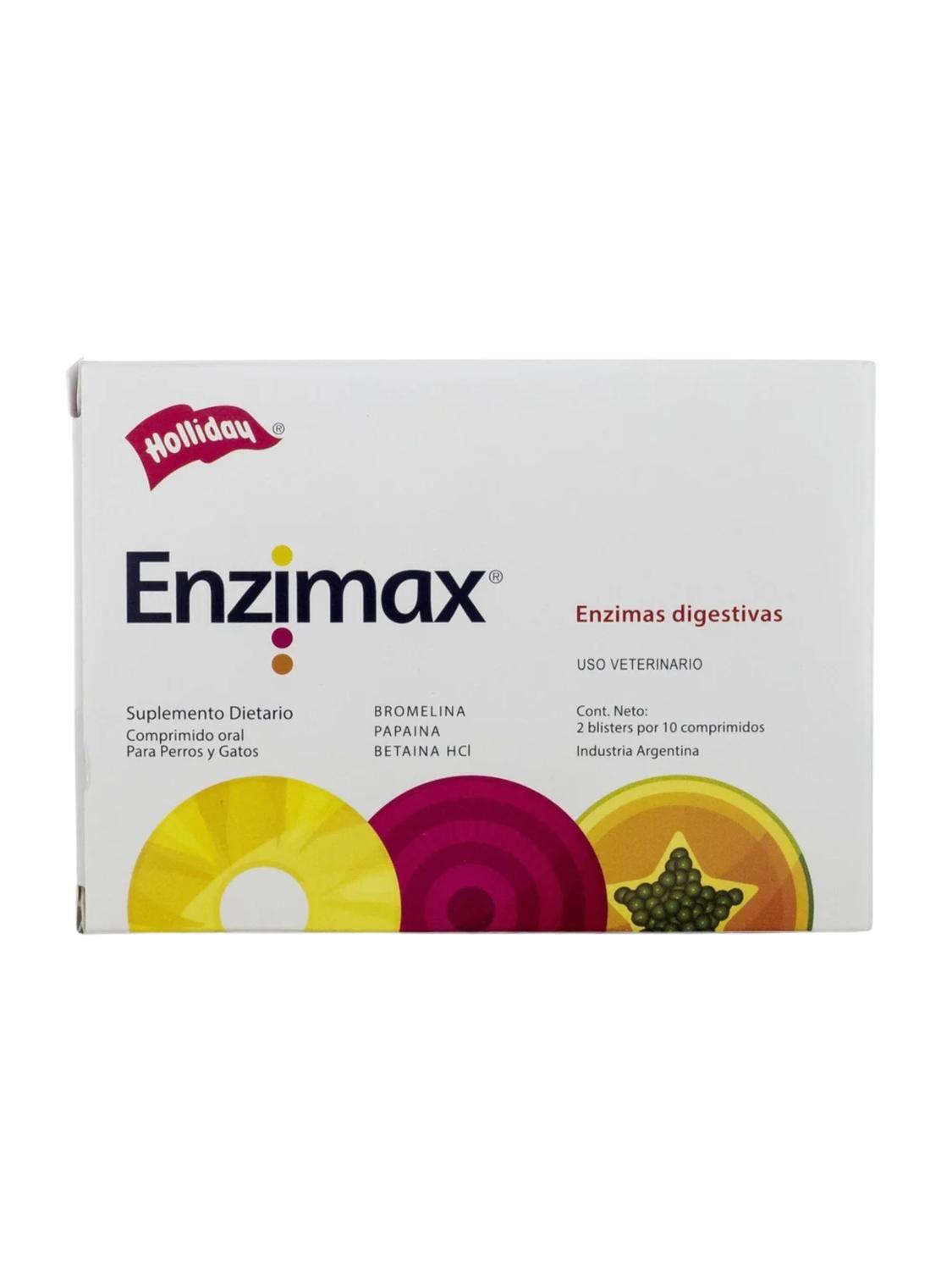 Enzimax Enzimas Digestivas Perros y Gatos | 20 Comprimidos-2