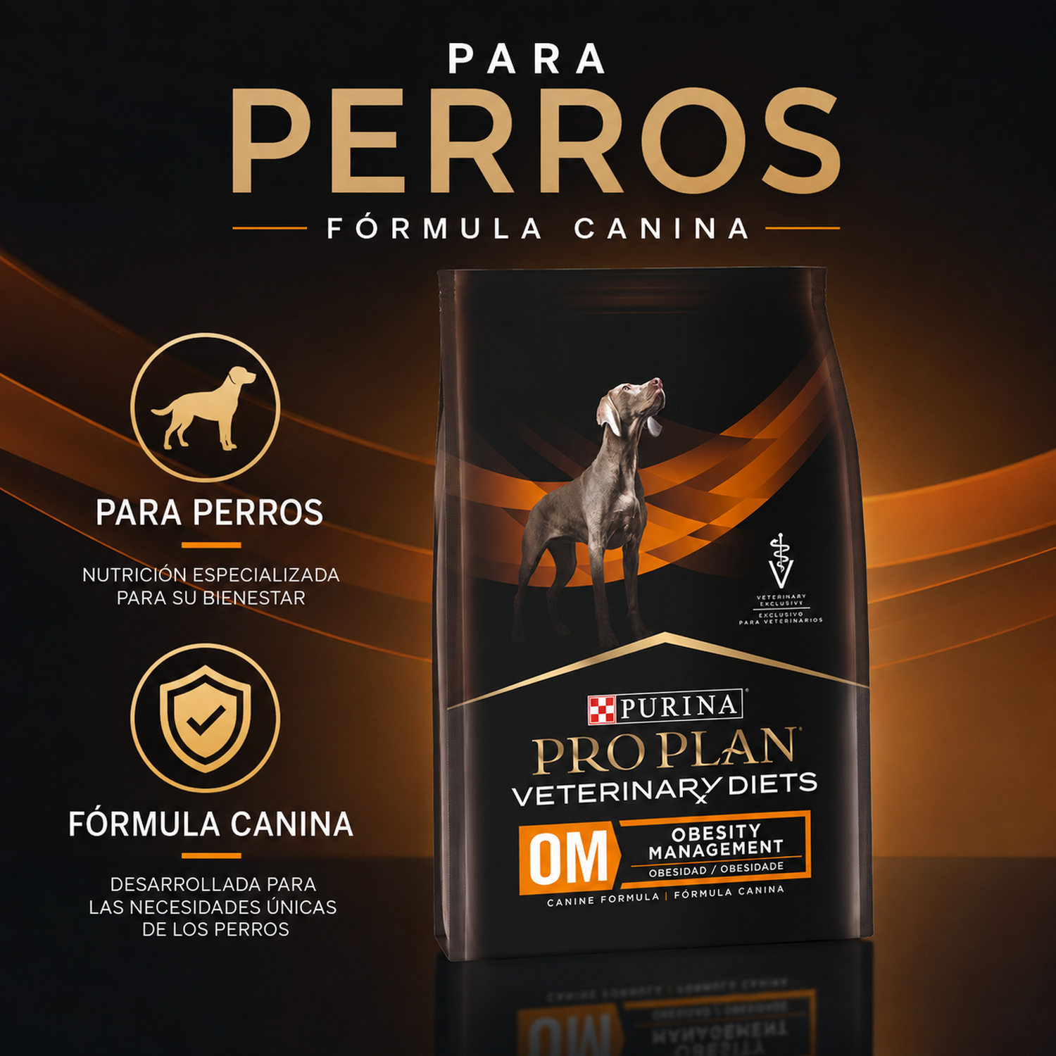 Pro Plan Vet Diets OM Obesidad Perro 2 kg-3