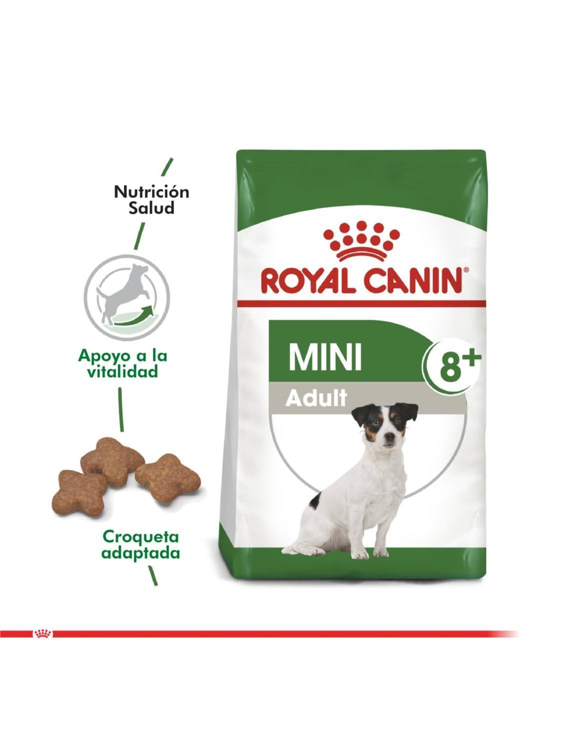 Alimento Royal Canin Mini Adulto 8+ Saco 3 kilo-3