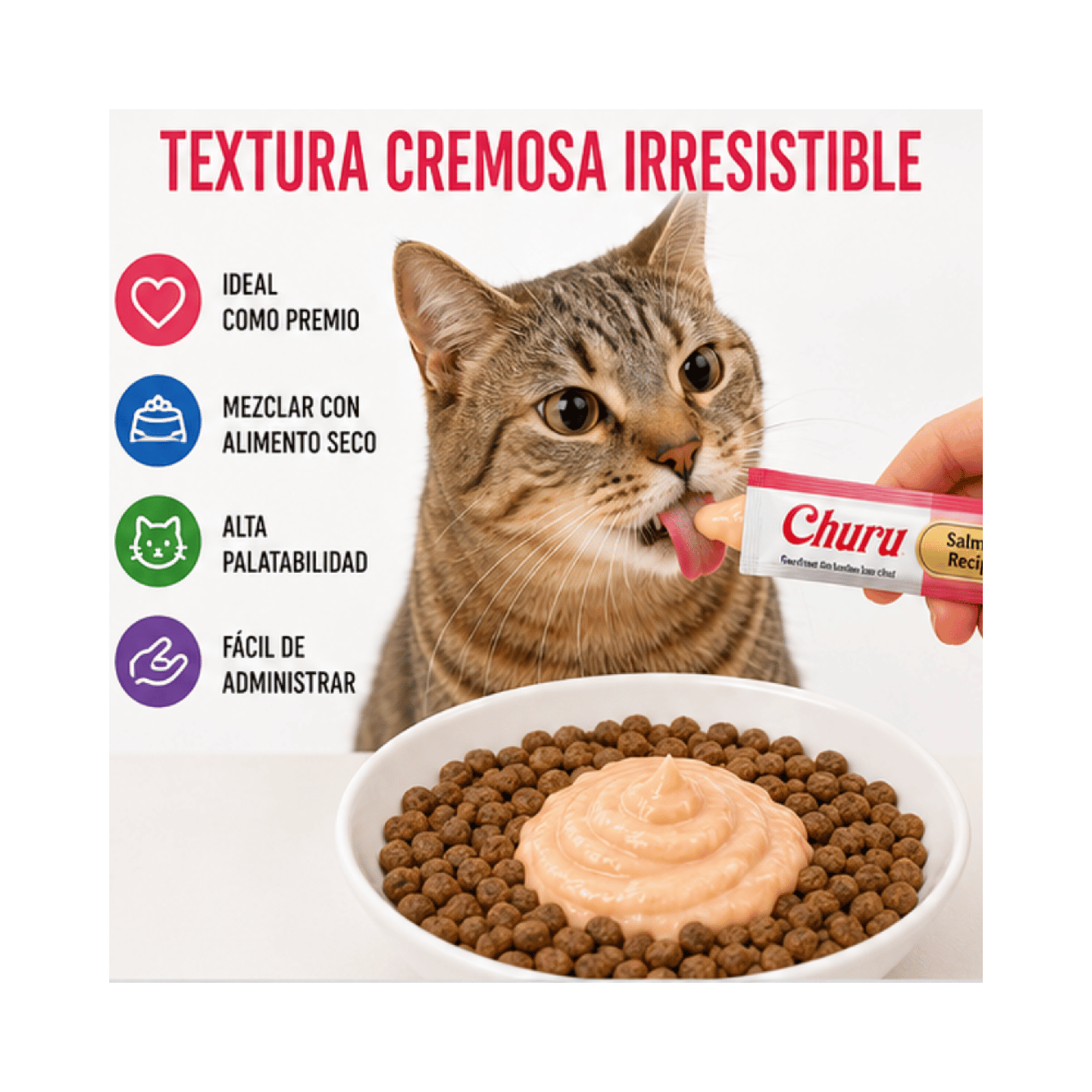 Churu Cat Variety Salmon 14g x60 Tubos Snack Para Gatos-2