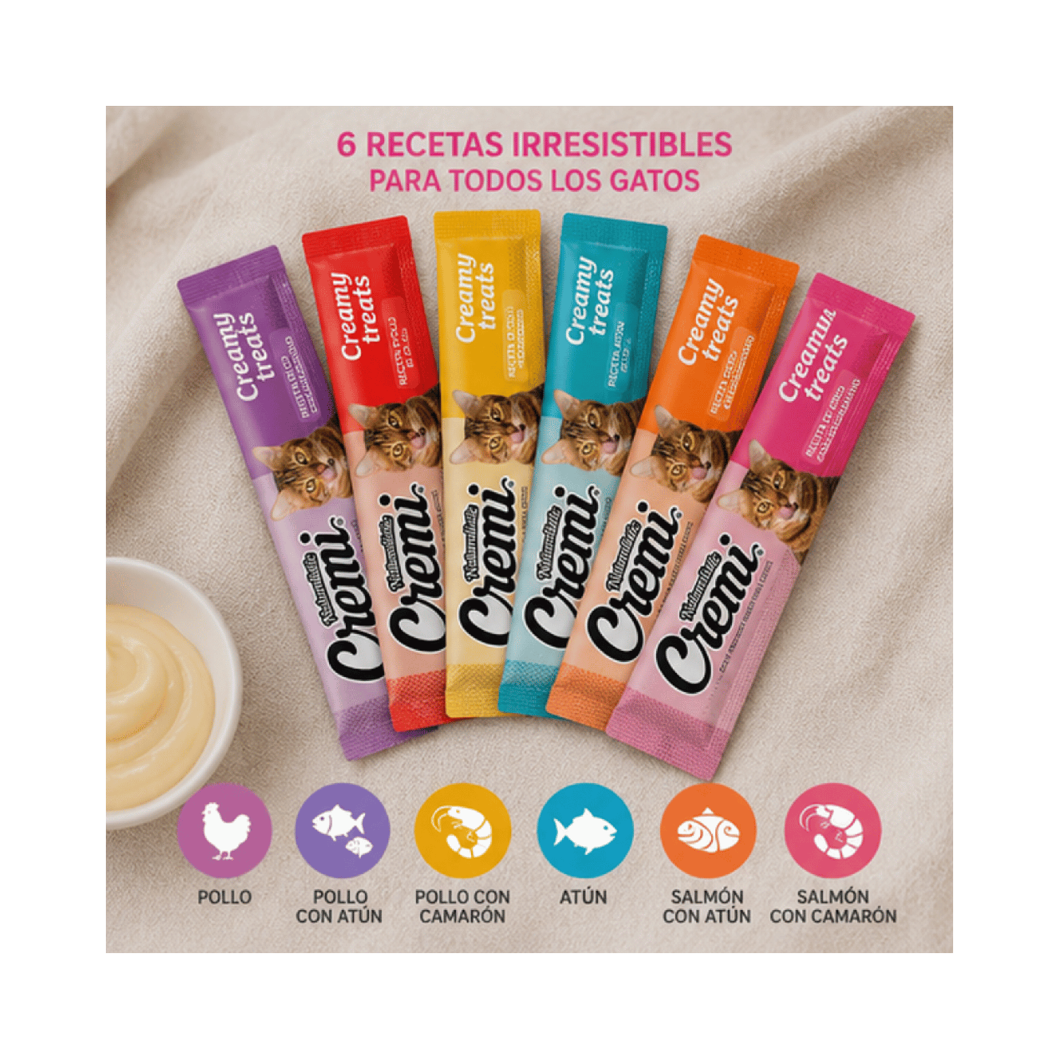 Snack Cremi Gato Mix 30 Sachet 360g-3