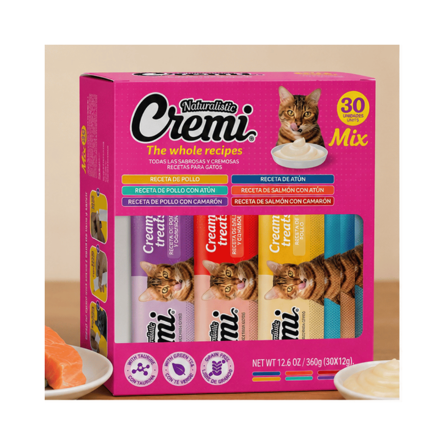 Snack Cremi Gato Mix 30 Sachet 360g-7