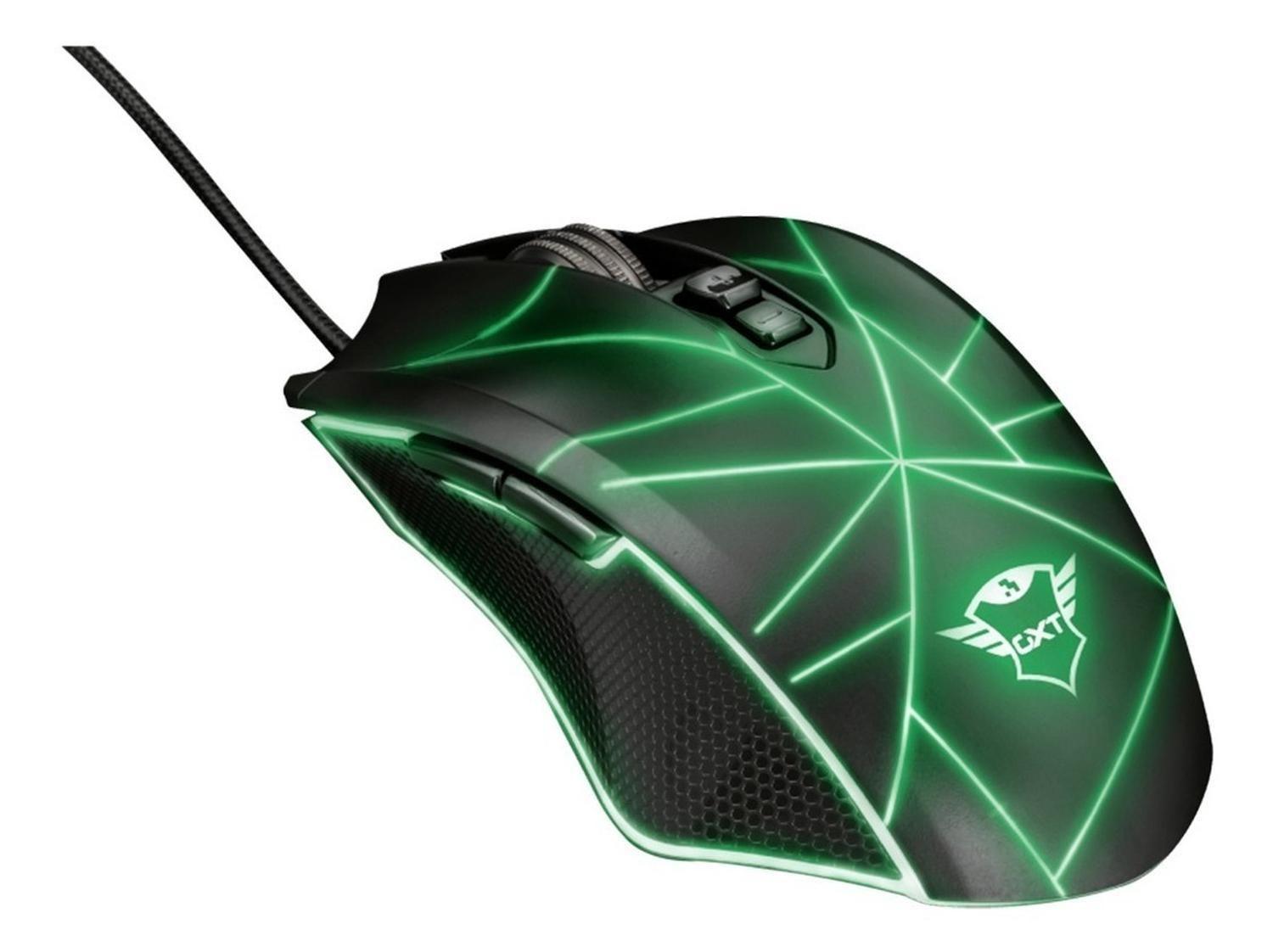Mouse Gamer Trust Gxt-160x Ture Rgb Led Ambidiestro-5