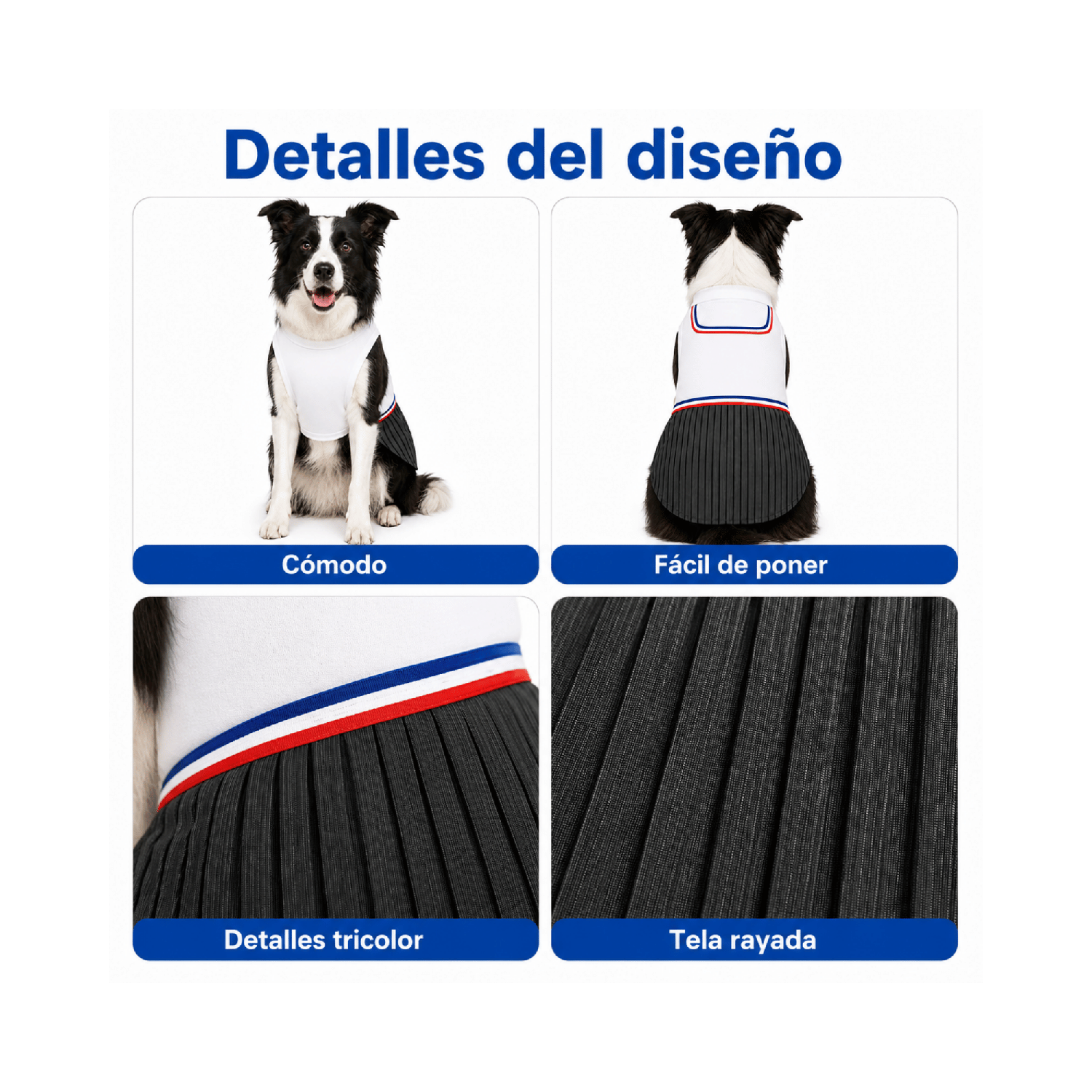 Traje de Huaso Chileno para Perro Talla 2XL-5