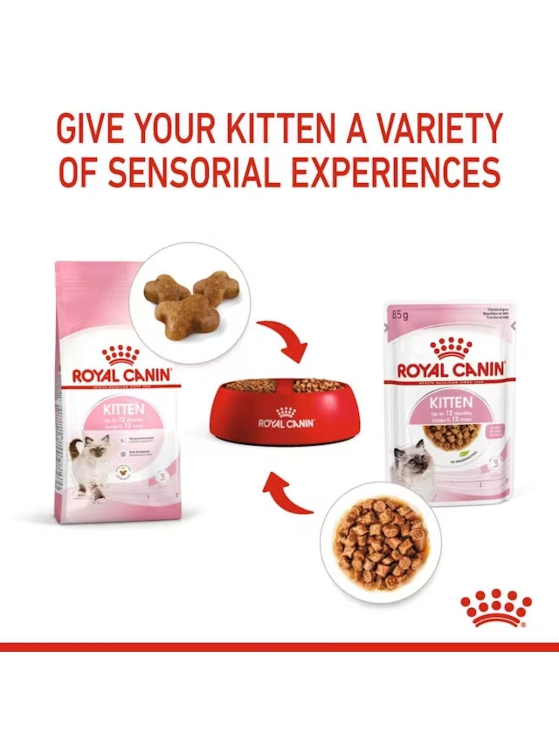 Royal Canin Kitten Instinctive Gato Pouch 85g Pack 12 Unidades-3