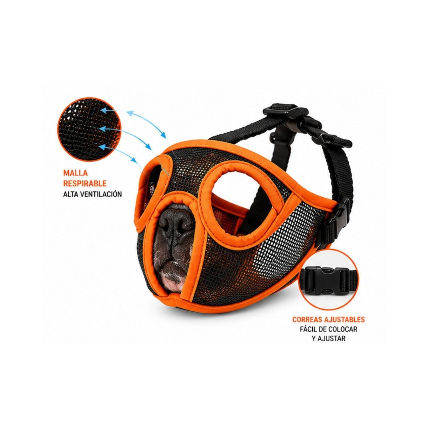 Bozal Perro Braquicéfalo XL Bulldog Inglés 22-35kg-5