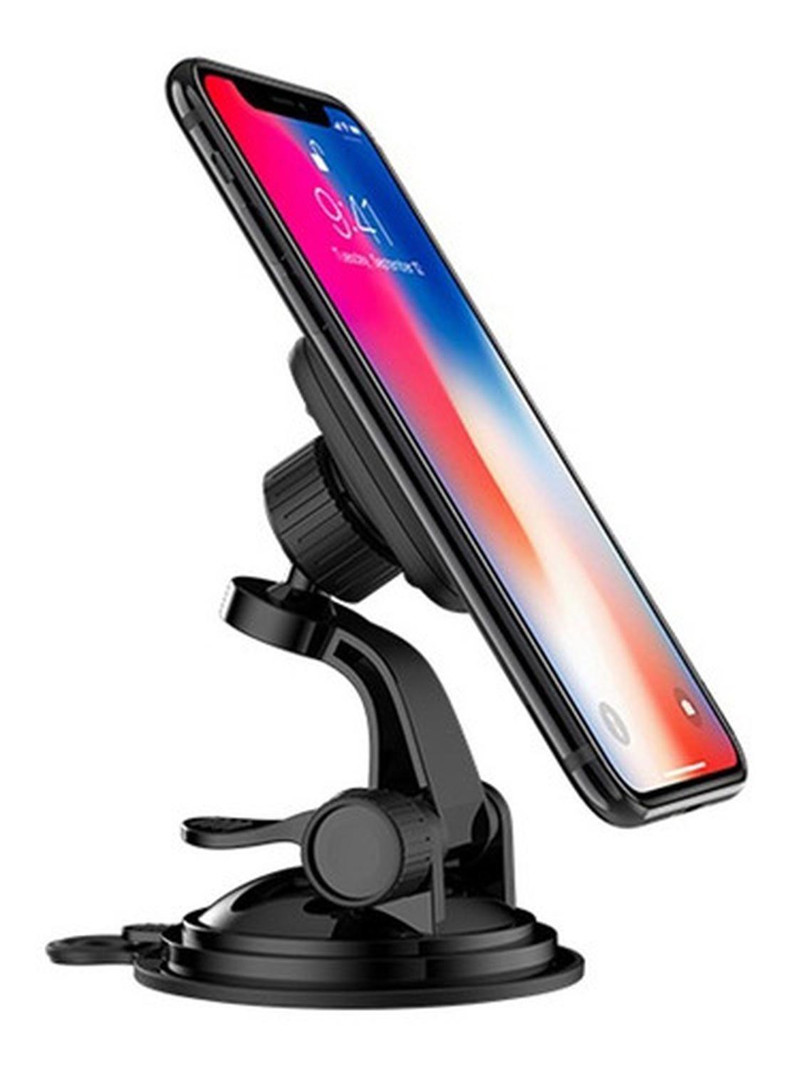 Soporte De Auto Hoco CA28 Magnético Happy Journey Negro-0