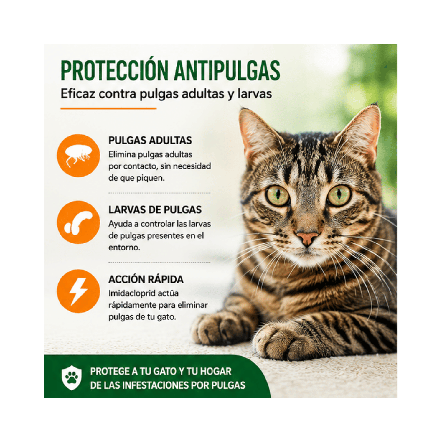 Advantage Gato Hasta 4 kg 0,4ml Antipulgas Externo Elanco-4