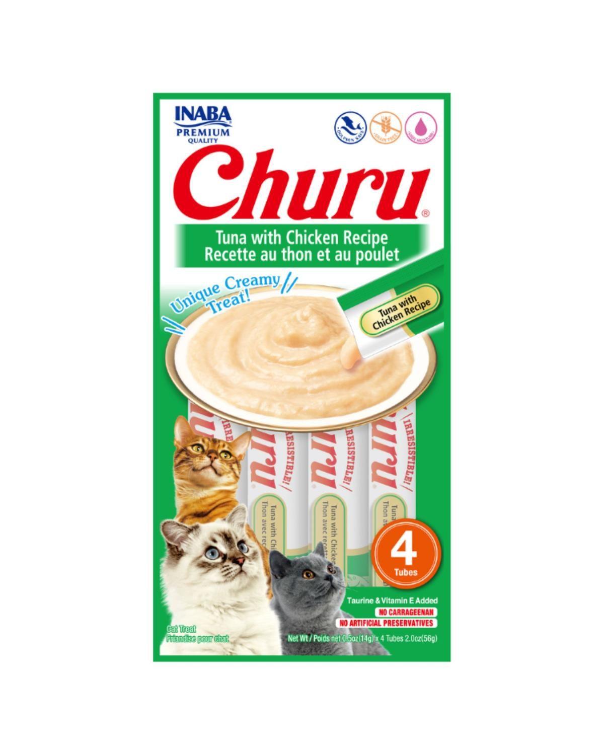 Churu Cat Atún y Pollo 14g x4 | Pack 6 Unidades-2