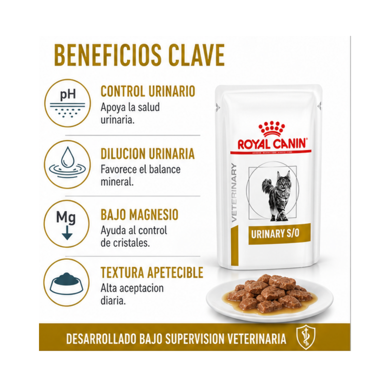 Royal Canin Pouch Urinary S/o Gato 85g (12 Unidades) | Pack 12 Sobres-1