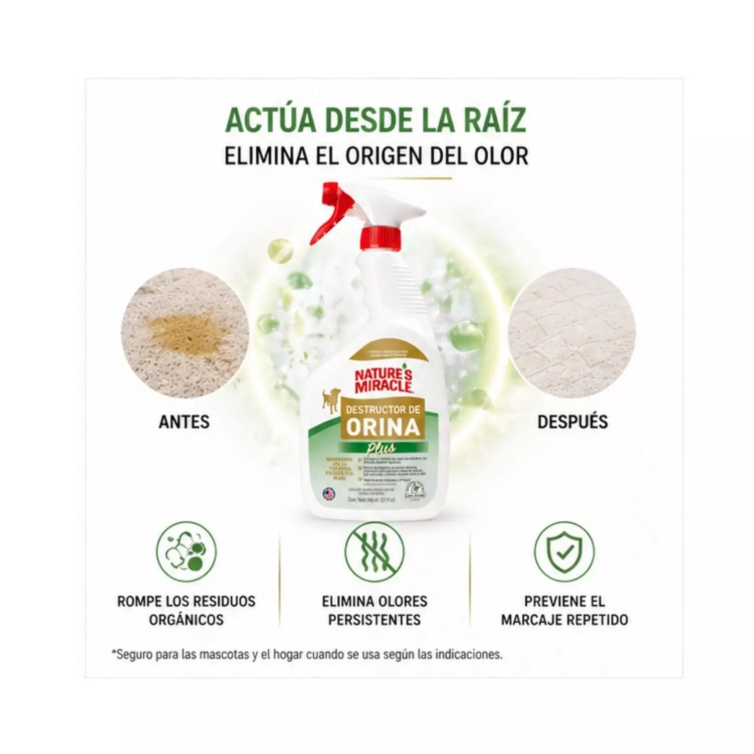 Eliminador Orina Perro Nature’s Miracle Plus 946 ml-2