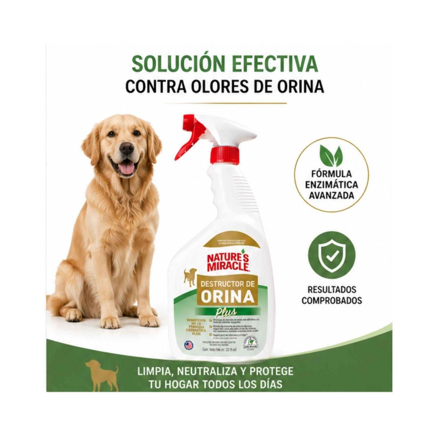 Eliminador Orina Perro Nature’s Miracle Plus 946 ml-3