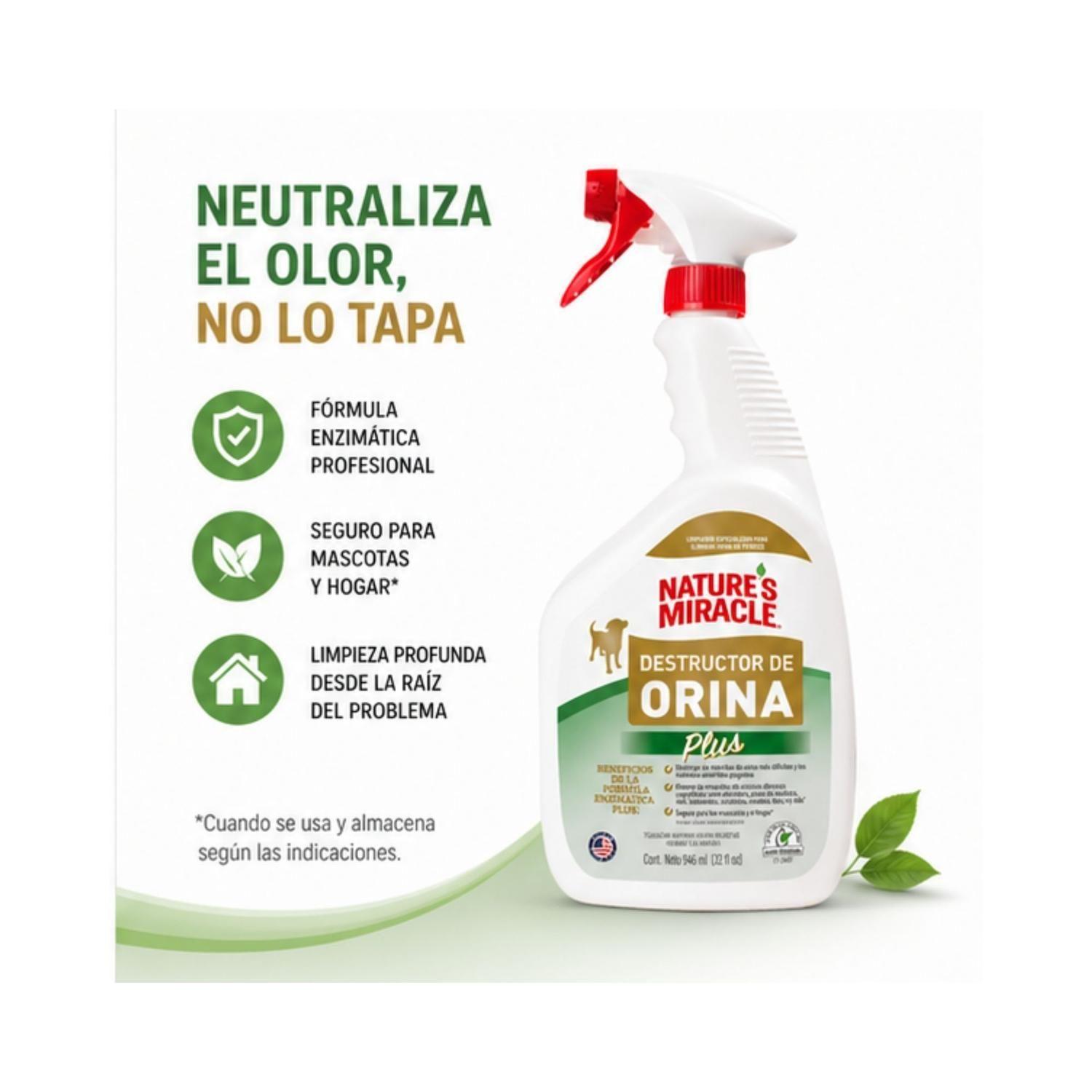 Eliminador Orina Perro Nature’s Miracle Plus 946 ml-6