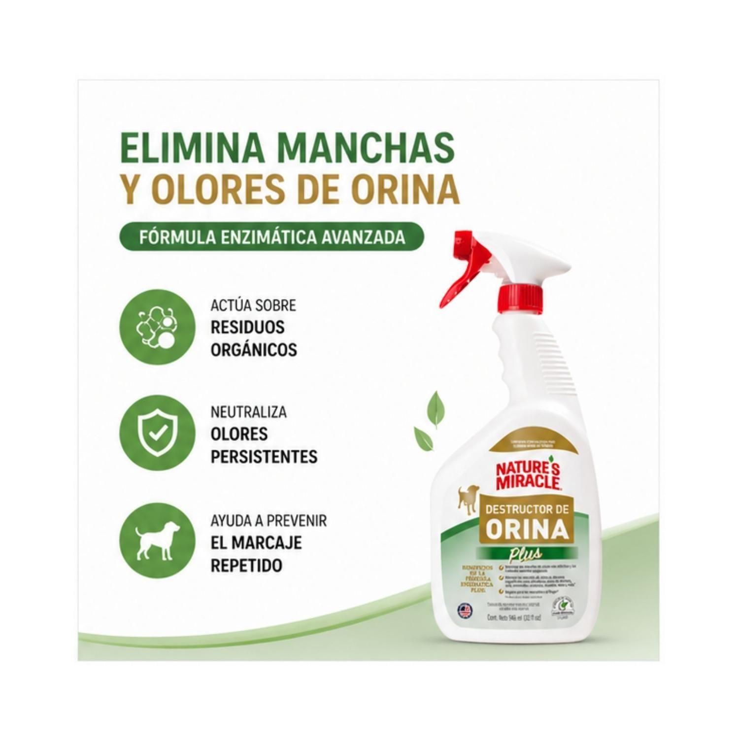 Eliminador Orina Perro Nature’s Miracle Plus 946 ml-7