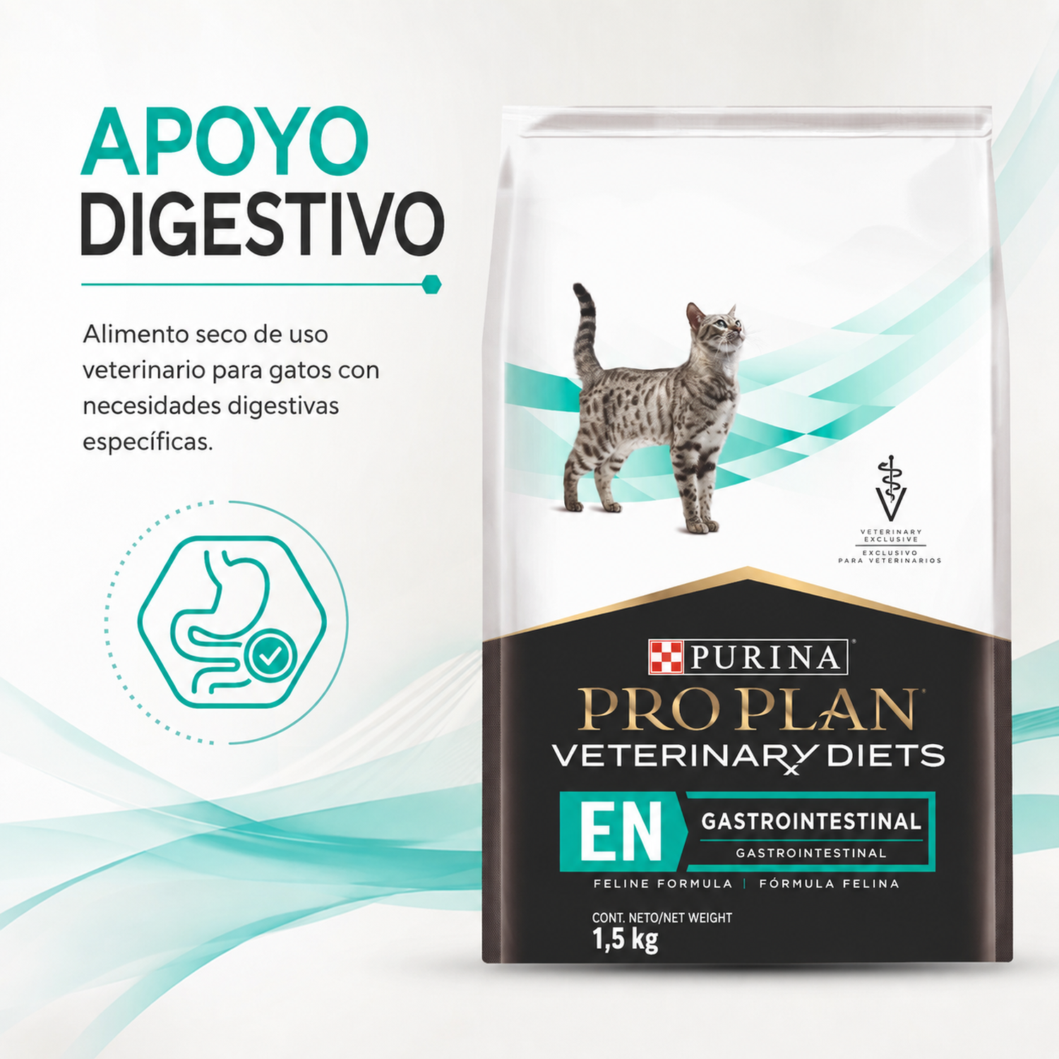 Pro Plan Veterinary Diets EN Gastrointestinal Gato 1,5 Kg-2