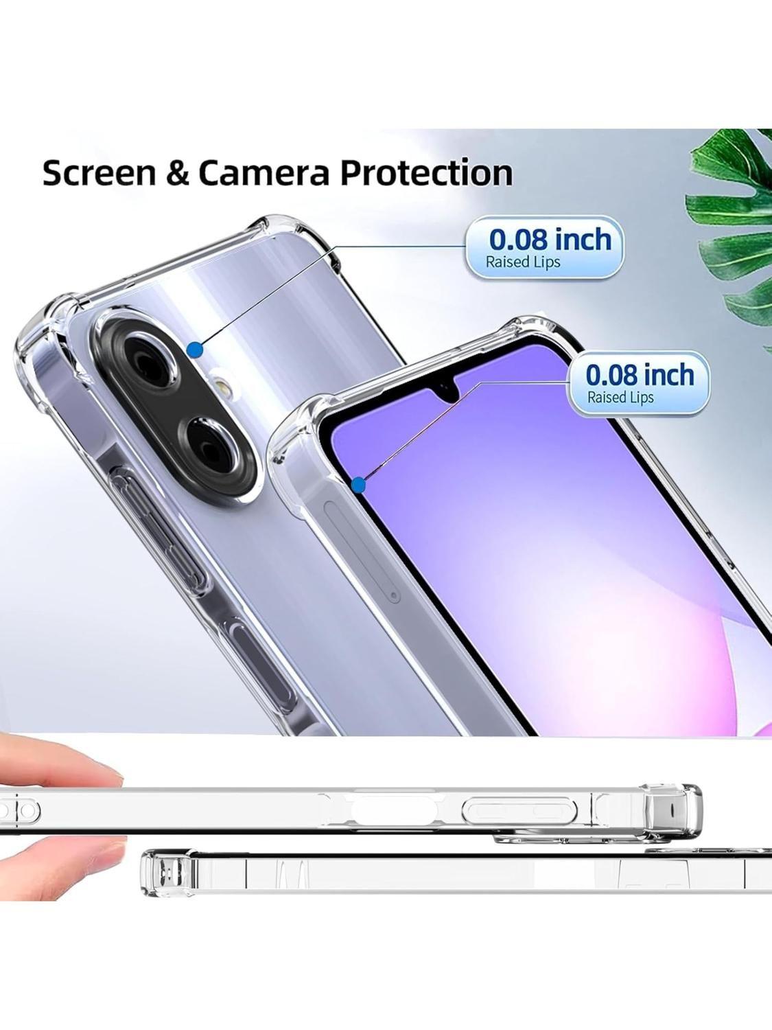 Carcasa Para Samsung A06 5g Transparente Antigolpe Reforzada-2