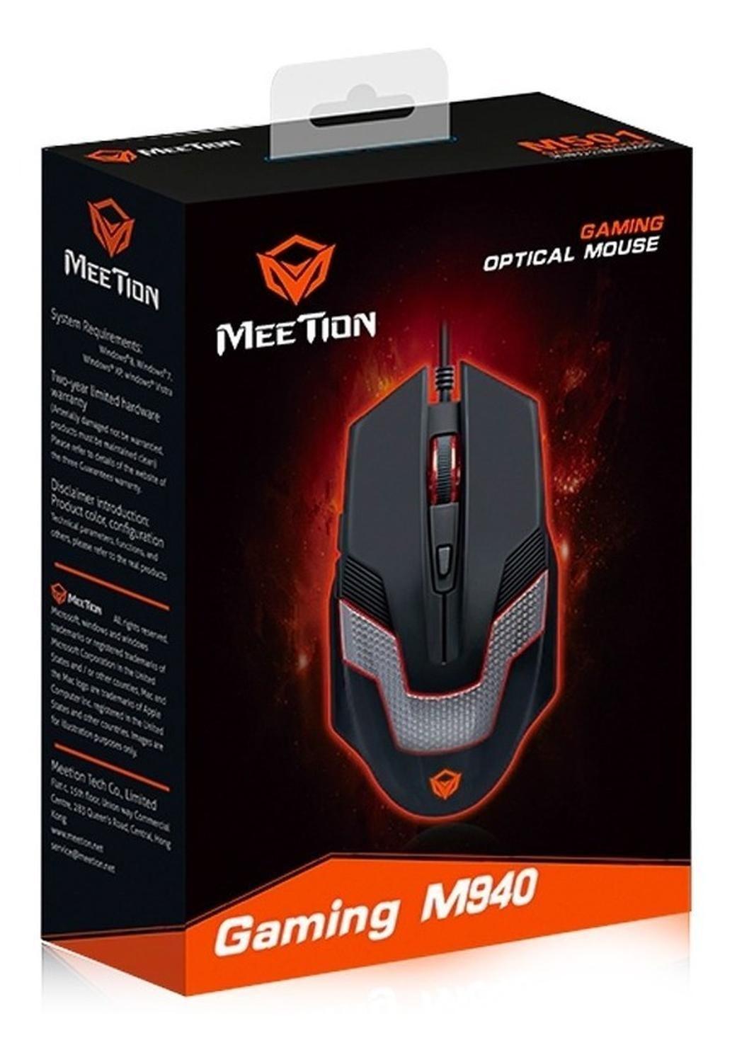 Mouse Gamer Mt-940 Con Retroiluminación Led Meetion-5