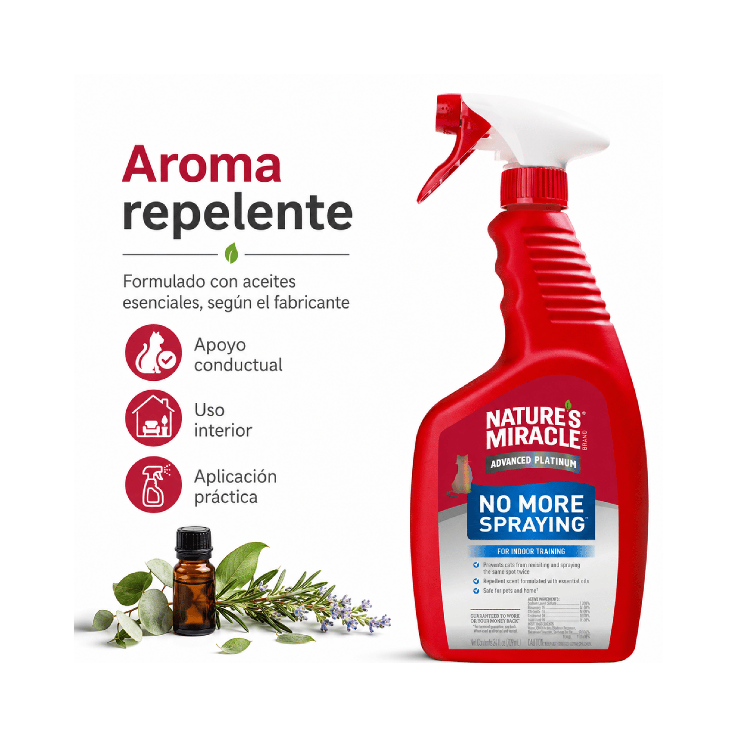 Spray Antimarcaje Gato Nature's Miracle 709 Ml-3