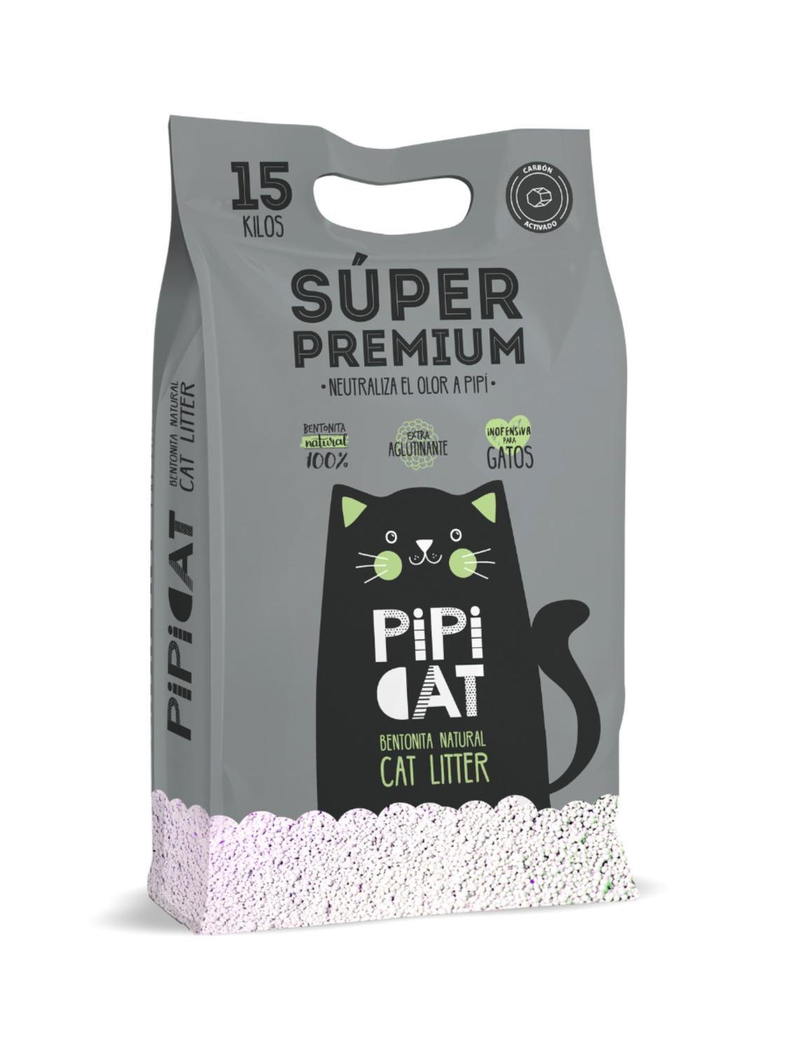 Arena Sanitaria Carbón Activado Pipi Cat 15 kg-0