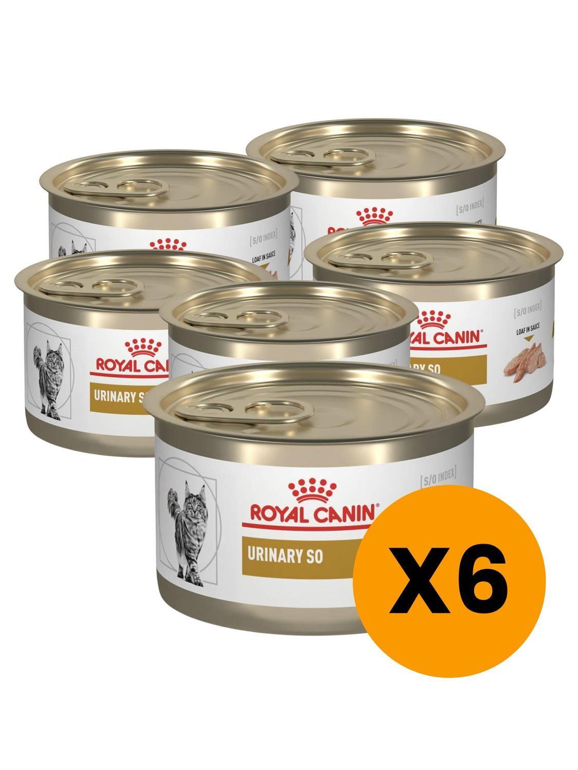 Alimento Royal Canin Urinary S/o Gatos lata 145gr - Pack X6-0