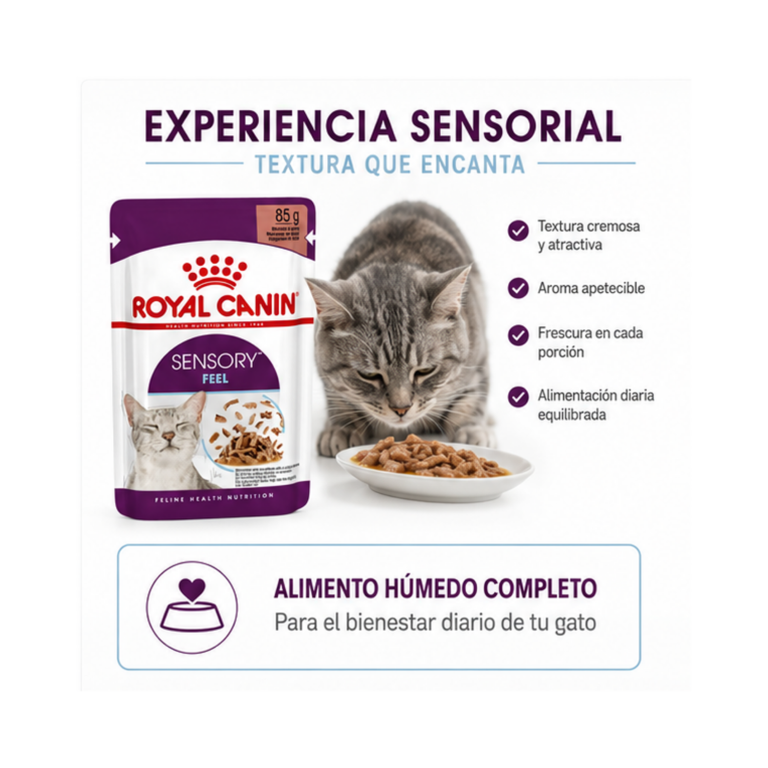 Royal Canin Sensory Feel Gato Sobre 85g - Alimento Húmedo-3